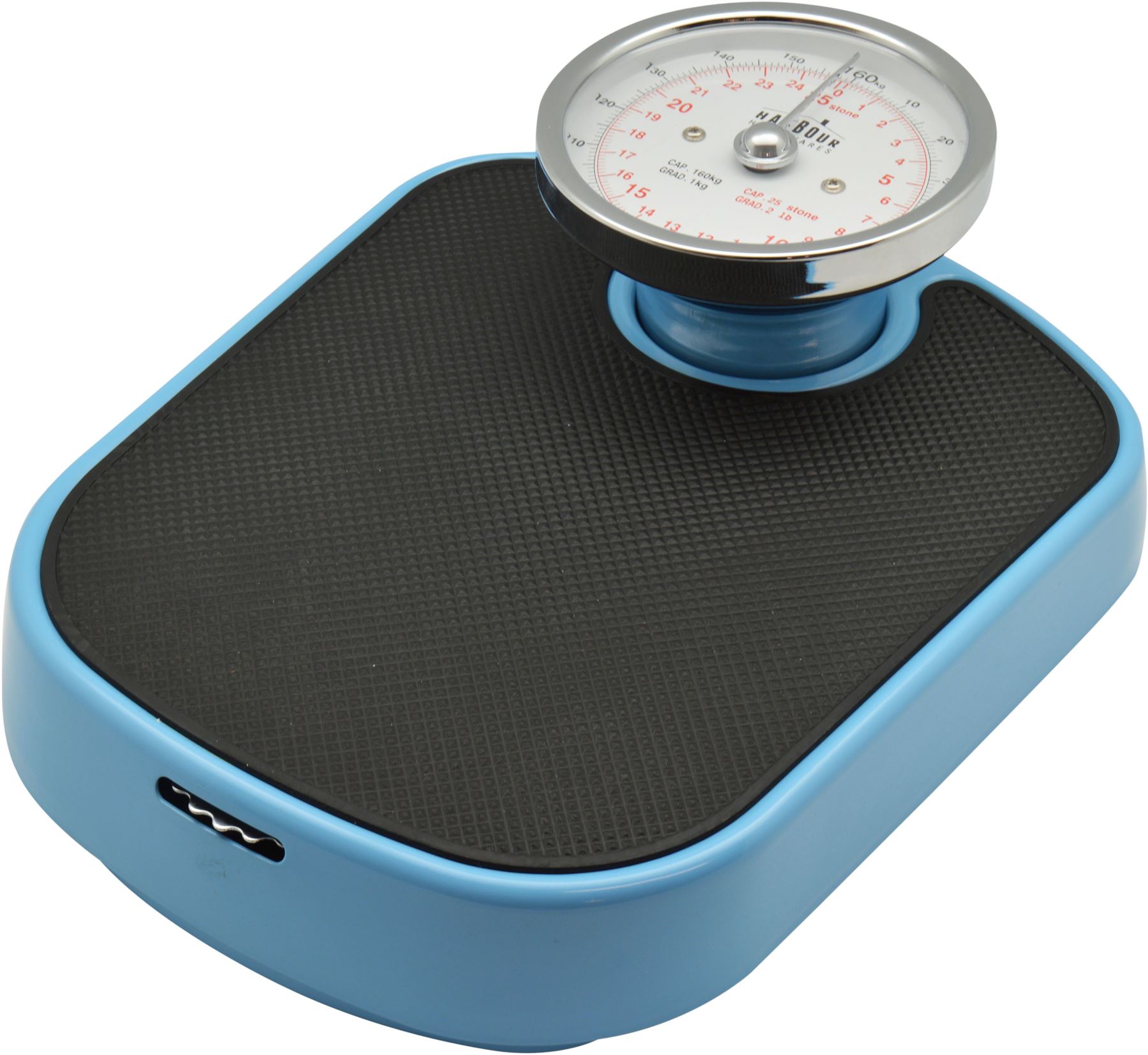 Traditional Sky Blue Bathroom Weighing Scales 25st (160kg)