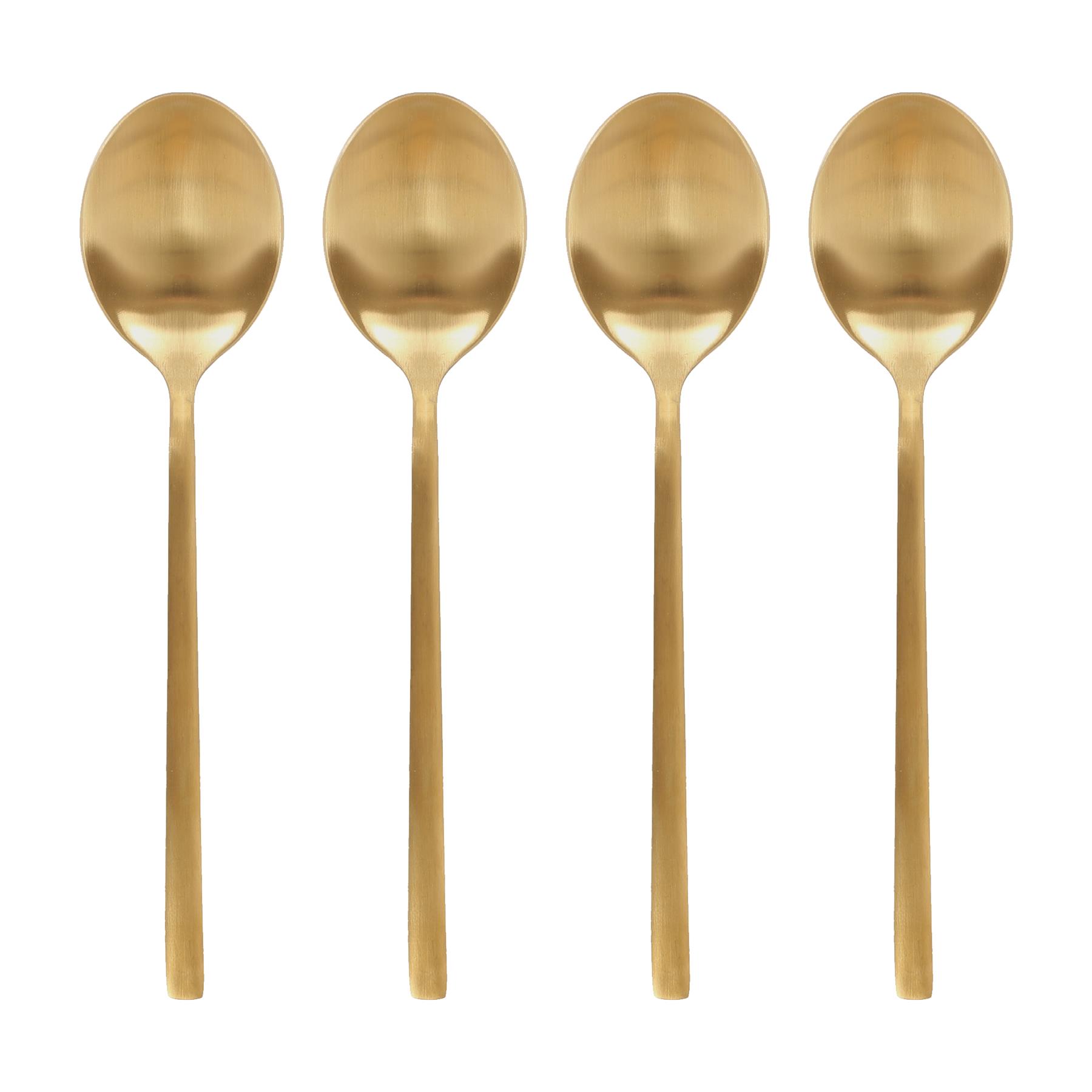 Edelstahl Dessertlöffel 20 cm Esszimmer Küche Abendessen Suppe Besteck Set - Bild 21 von 38