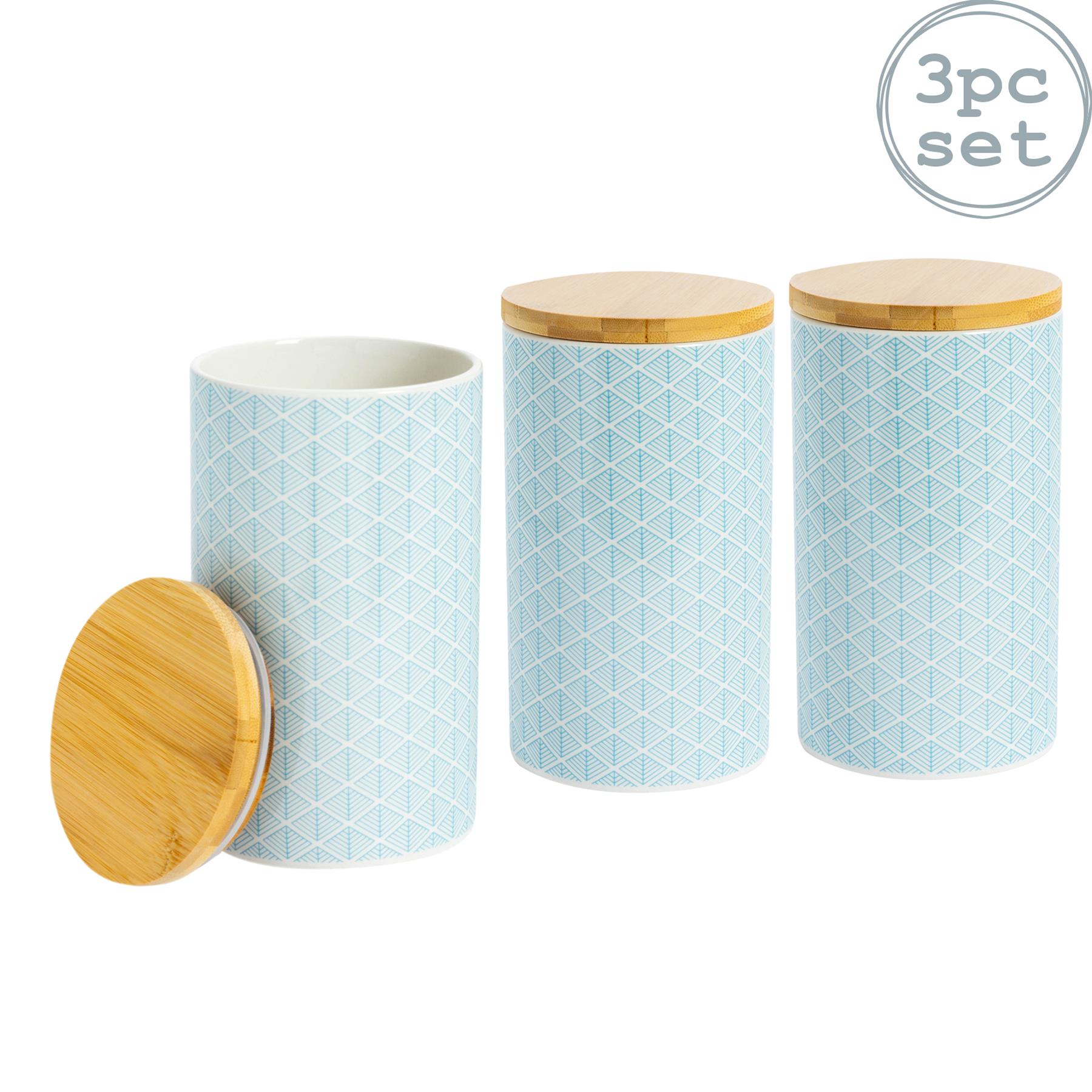 home decor blue new tea coffee sugar canisters jars storage green red black blue retro funky kitchen