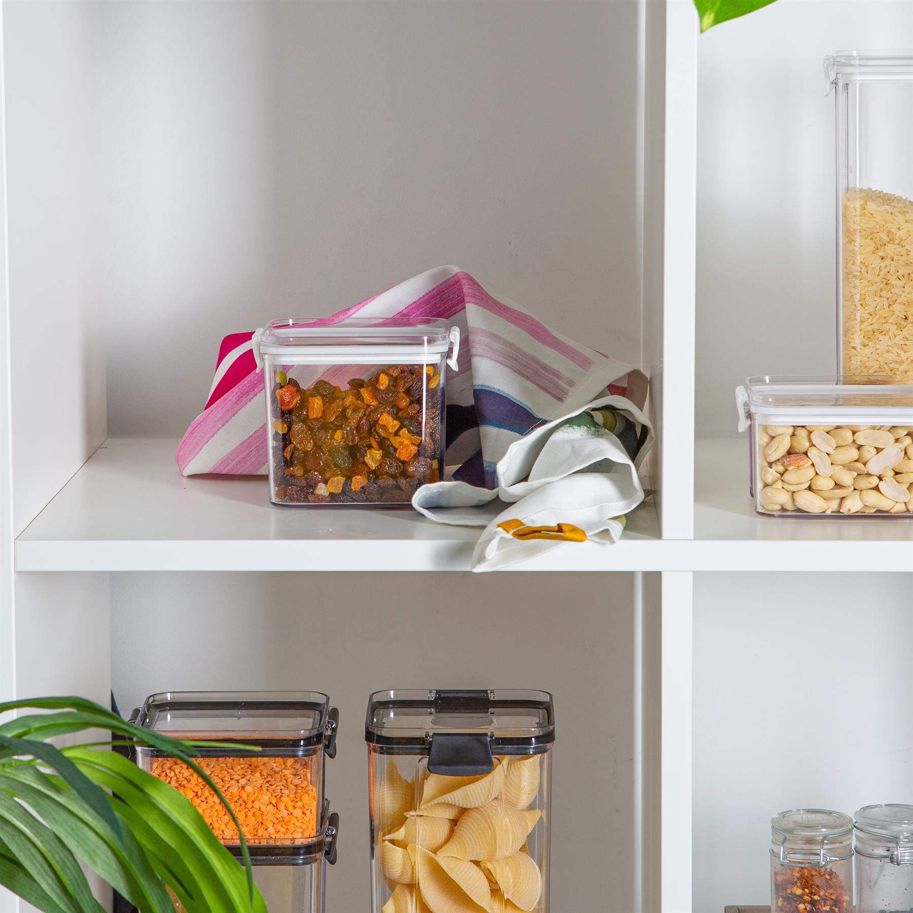 Contenedor de almacenamiento de alimentos organizador de cocina de plástico sin BPA clip hermético 700 ml - Imagen 12 de 13
