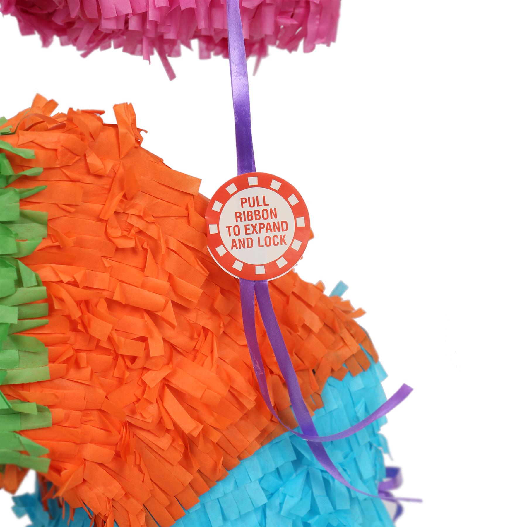 Party Pinatas Set with Stick & Blindfold Pink Stick Birthday Party Game - Picture 119 of 148