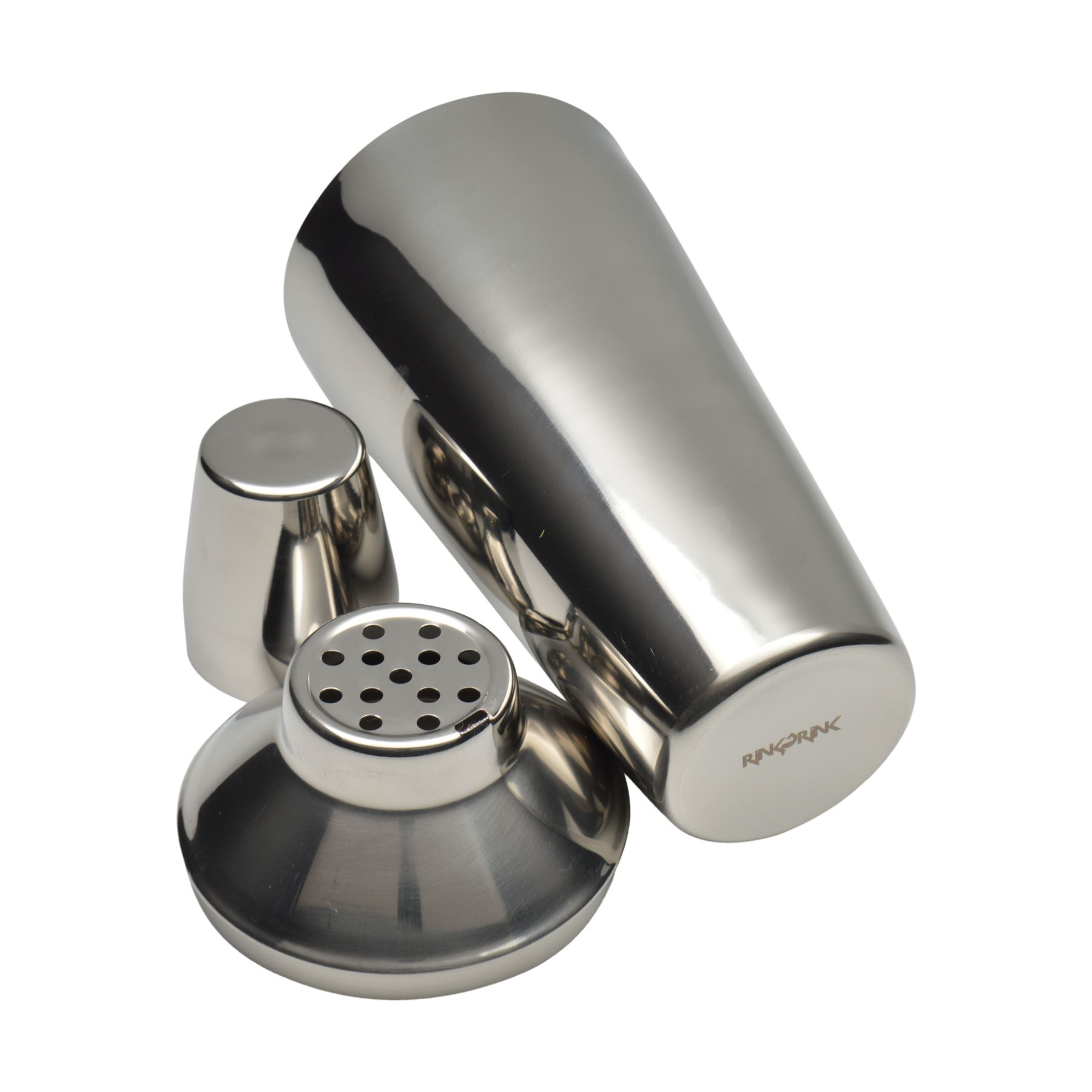 Stainless Steel Bartender Cocktail Shaker Set Hawthorn Strainer Twisted