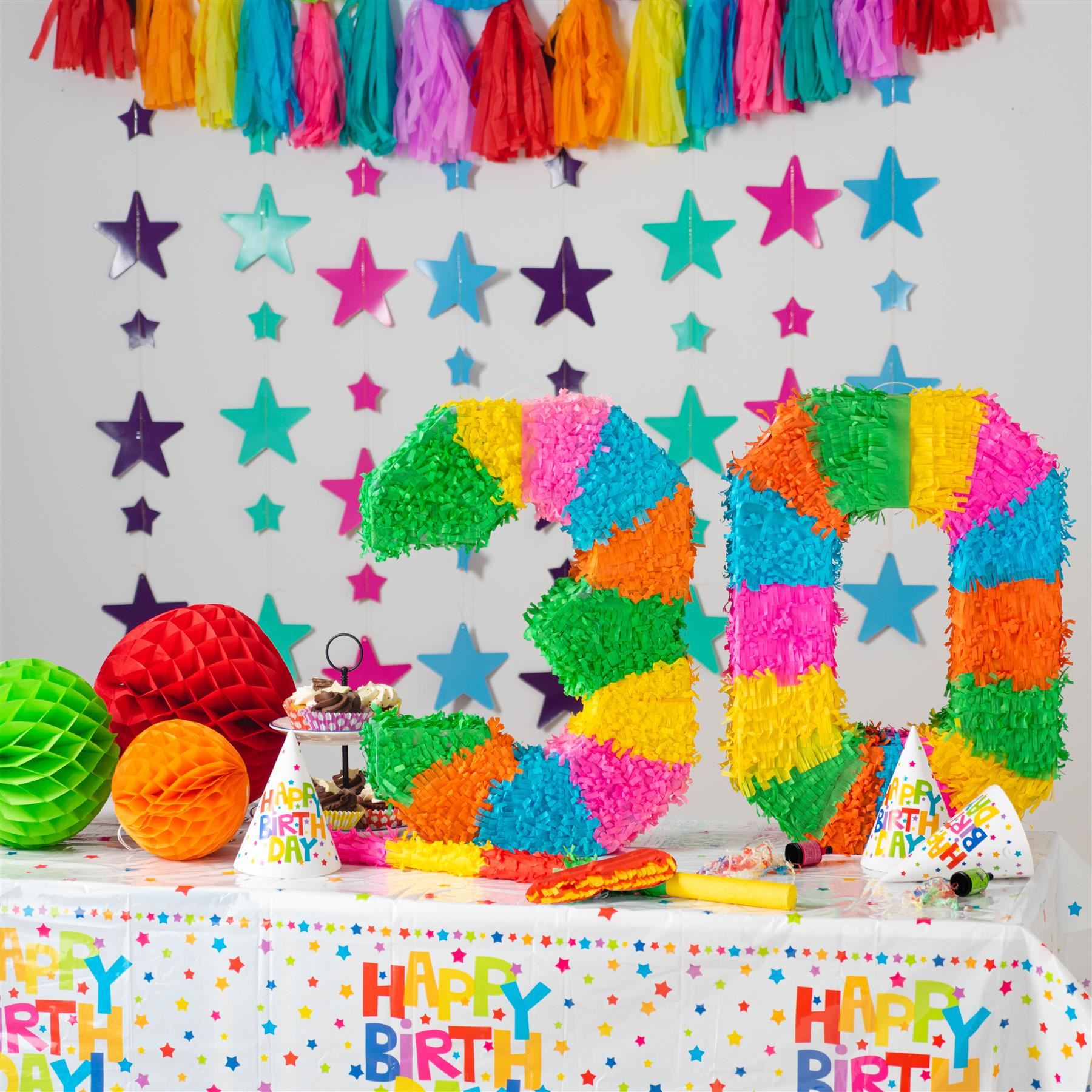 Party Pinatas Set with Stick & Blindfold Pink Stick Birthday Party Game - Picture 100 of 148