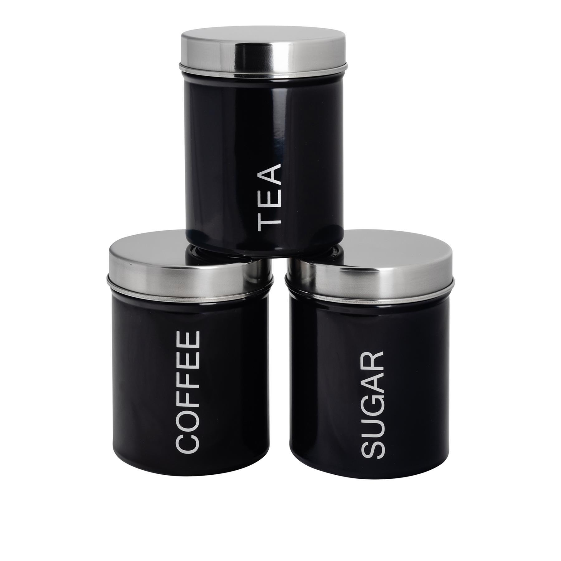 Juego de frascos redondos de metal para cocina té café azúcar cocina almacenamiento carrito frascos - Imagen 4 de 20