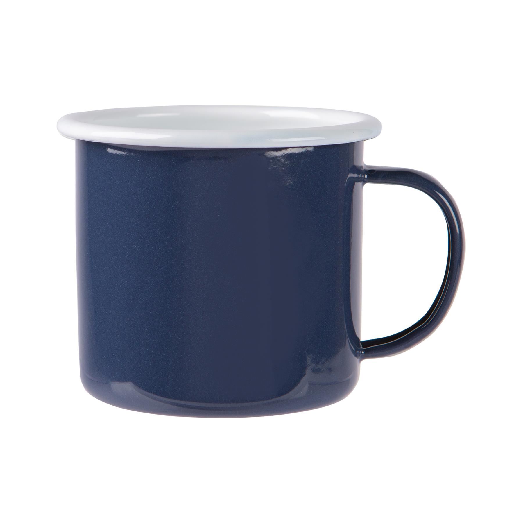 Farbige Emaille Becher Home Outdoor Metall Camping Tee Kaffee Heißgetränke Tassen 375ml - Bild 13 von 21