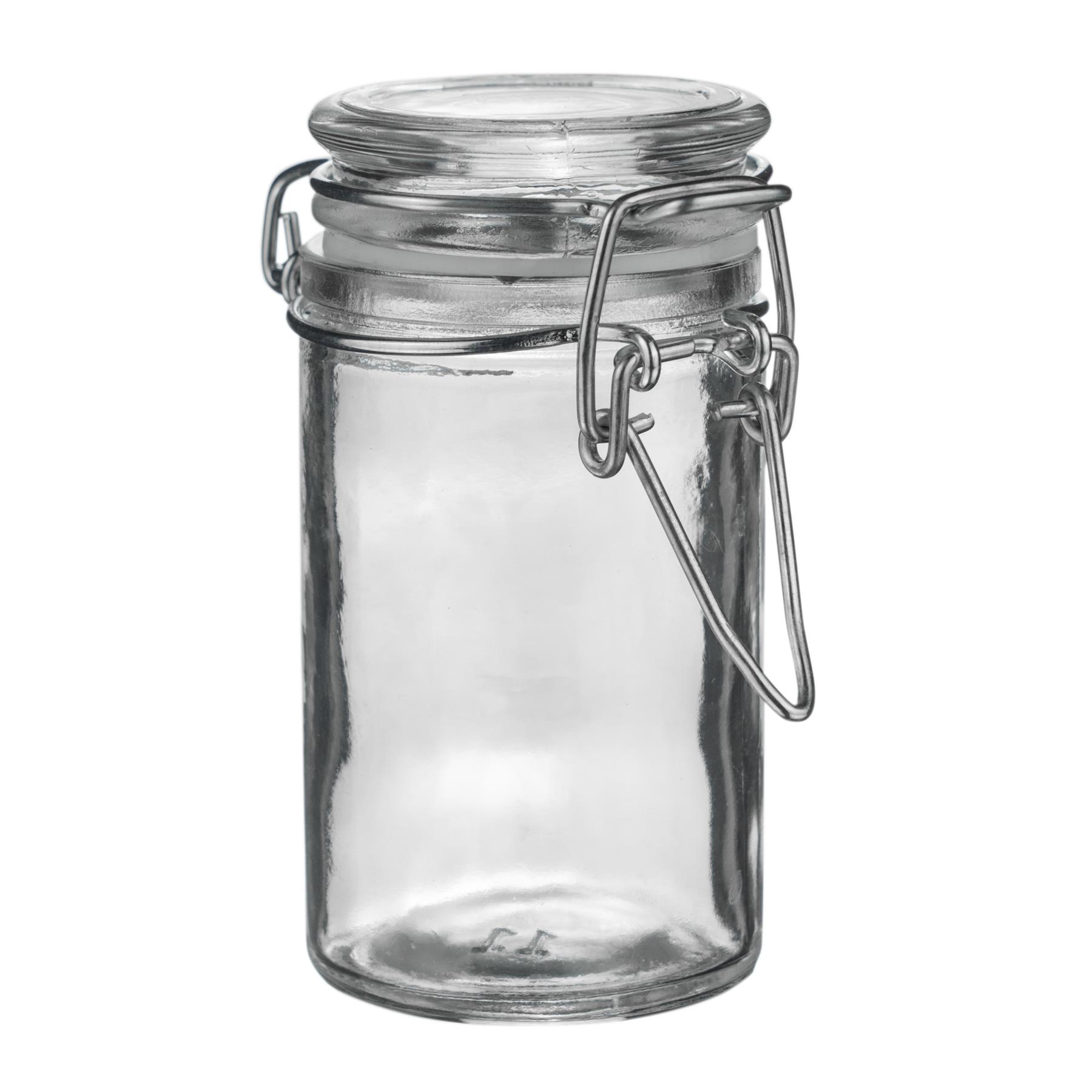 Glass Storage Jars Airtight Clip Top Lid Food Preserve Preserving Jar 70ml x3 - Picture 24 of 27