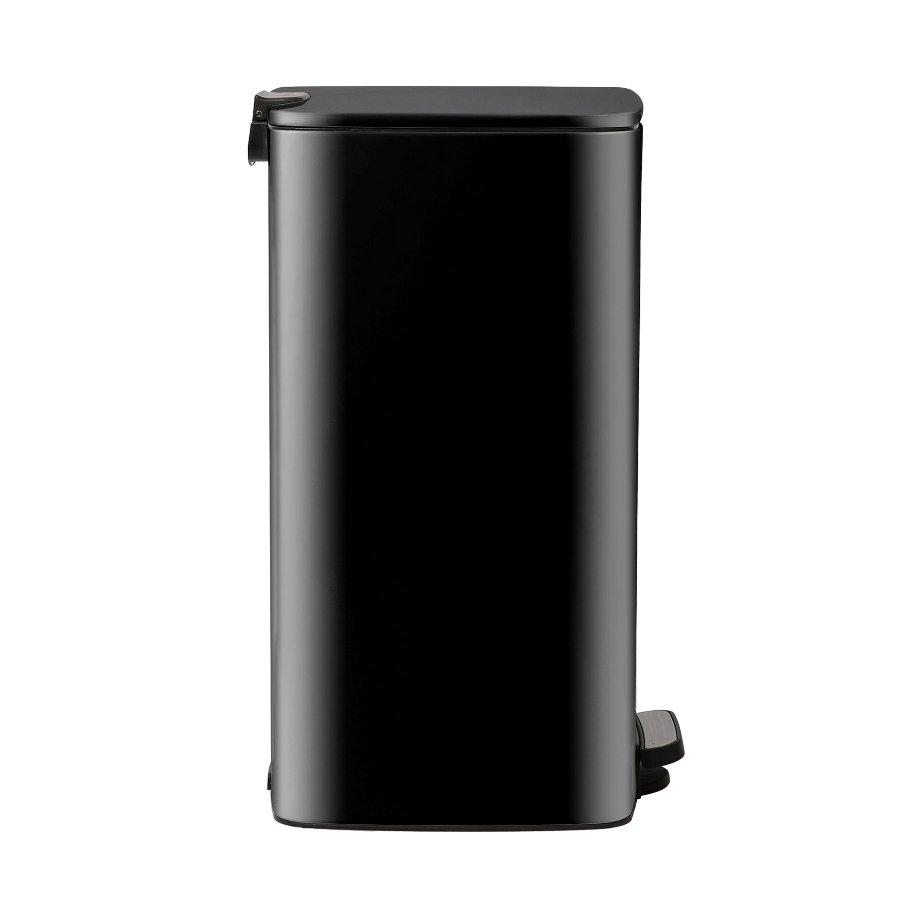 1x 30L Square Stainless Steel Kitchen Pedal Bin Modern Rubbish Waste Dustbin - Picture 12 of 33
