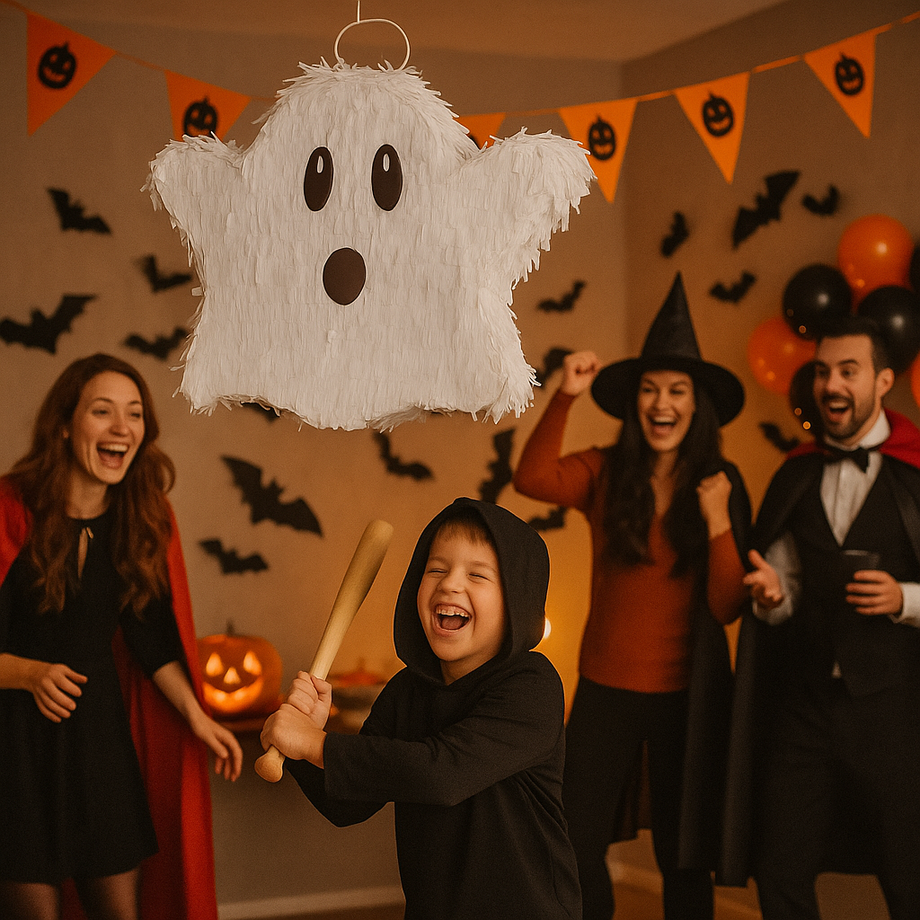 Halloween Cartone Pinata Bastone e Benda Set Dolcetti o Trattamenti Bambini Festa - Foto 11 di 24