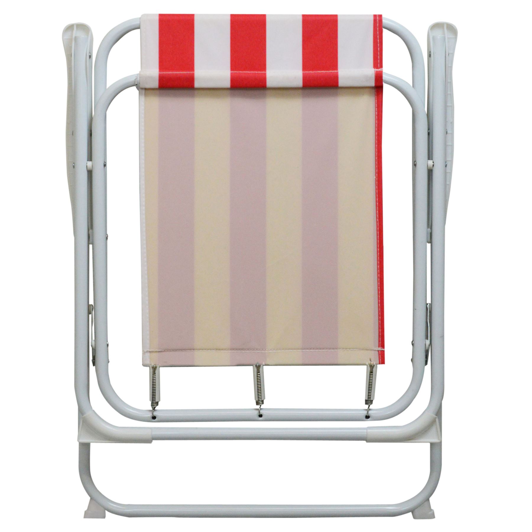 6x Sillas de Playa Plegables de Metal Exterior Camping Picnic Sillón Asiento de Lona - Imagen 24 de 25