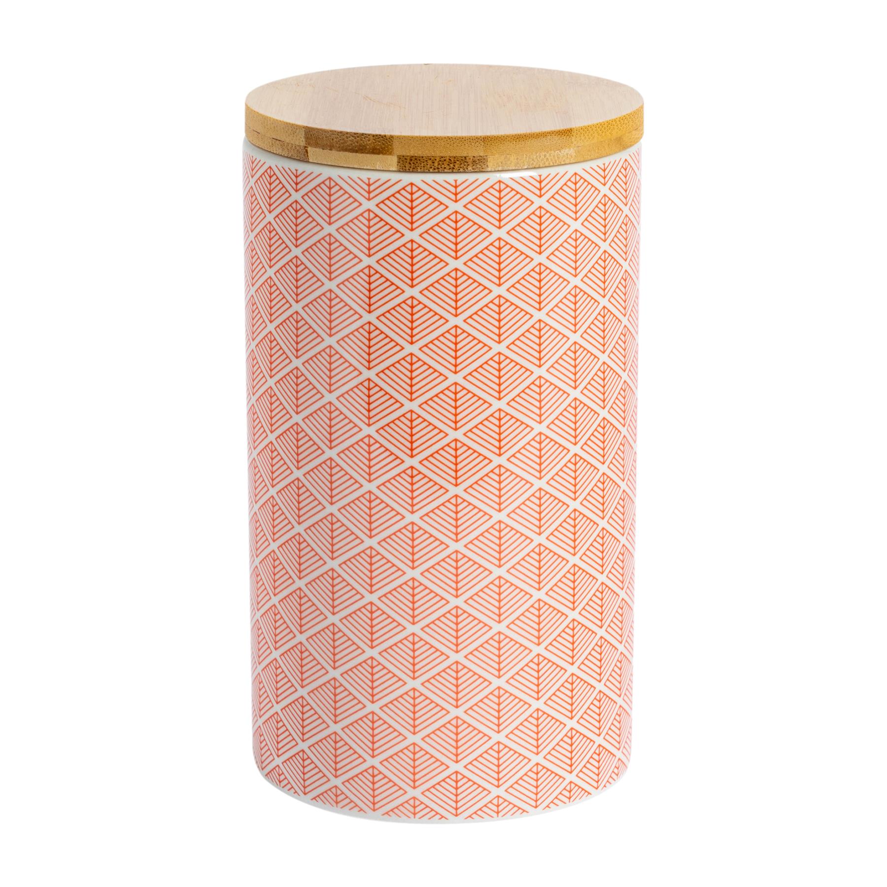 orange kitchen tea coffee sugar canisters