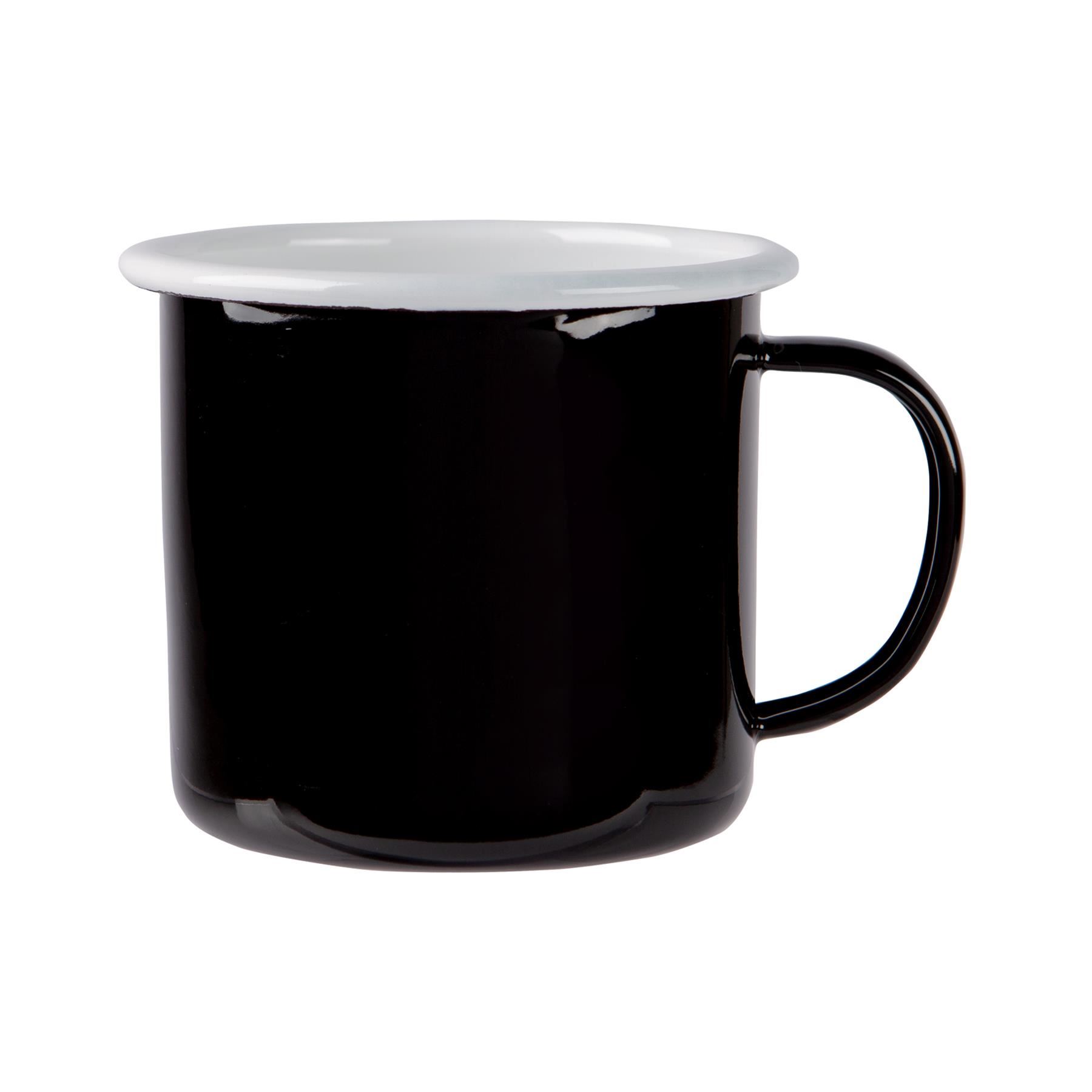 Farbige Emaille Becher Home Outdoor Metall Camping Tee Kaffee Heißgetränke Tassen 375ml - Bild 4 von 21
