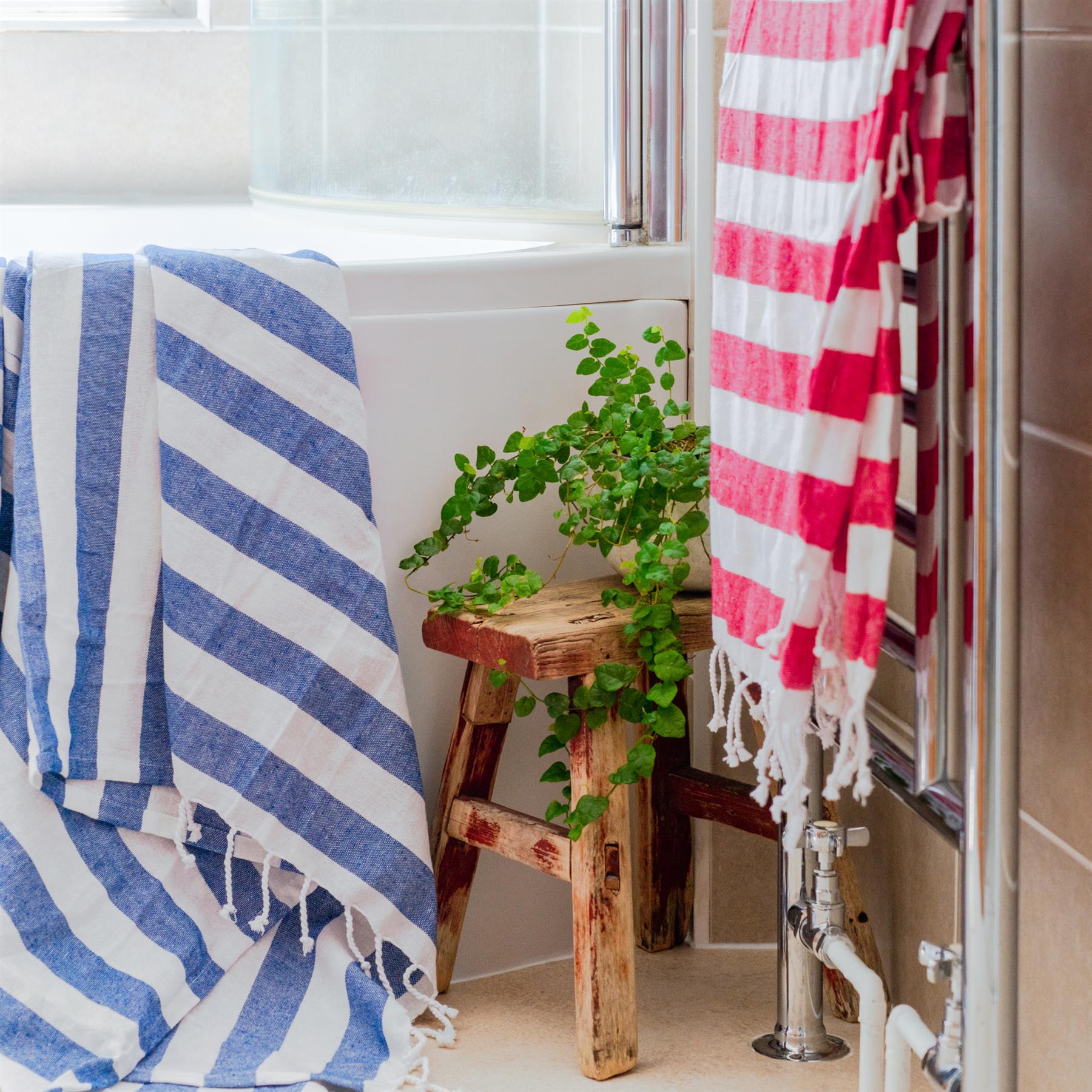 Toalla de baño turca 100 % algodón a rayas hammam de playa ligero grande 170 x 90 cm - Imagen 18 de 115