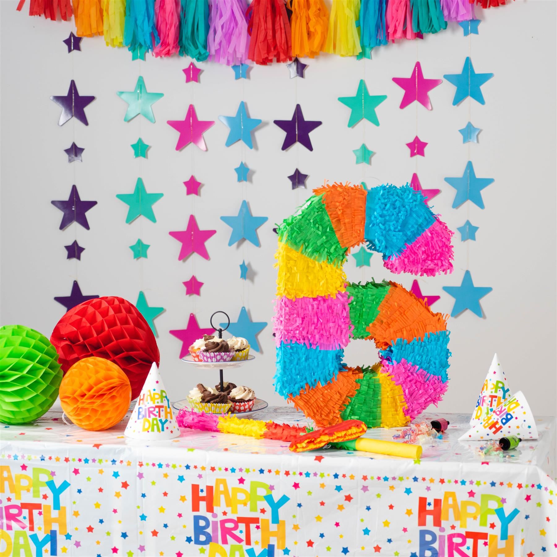 Party Pinatas Set with Stick & Blindfold Pink Stick Birthday Party Game - Picture 44 of 148