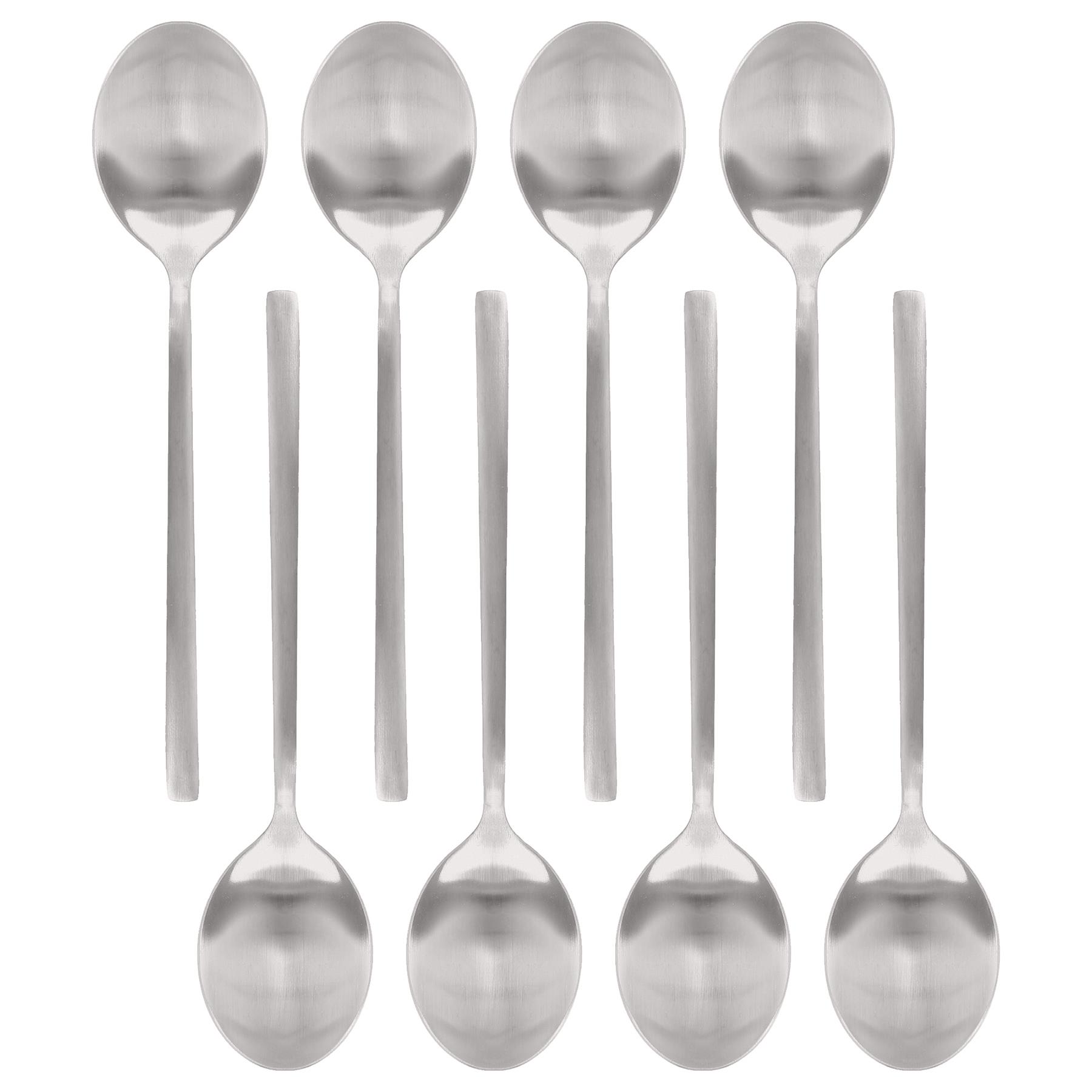 Edelstahl Dessertlöffel 20 cm Esszimmer Küche Abendessen Suppe Besteck Set - Bild 38 von 38