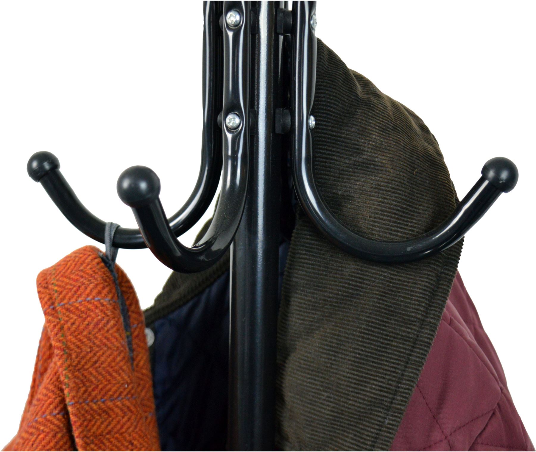 12 Hook Coat Stand Rack / Hat / Scarf Jacket / Hallway. Freestanding