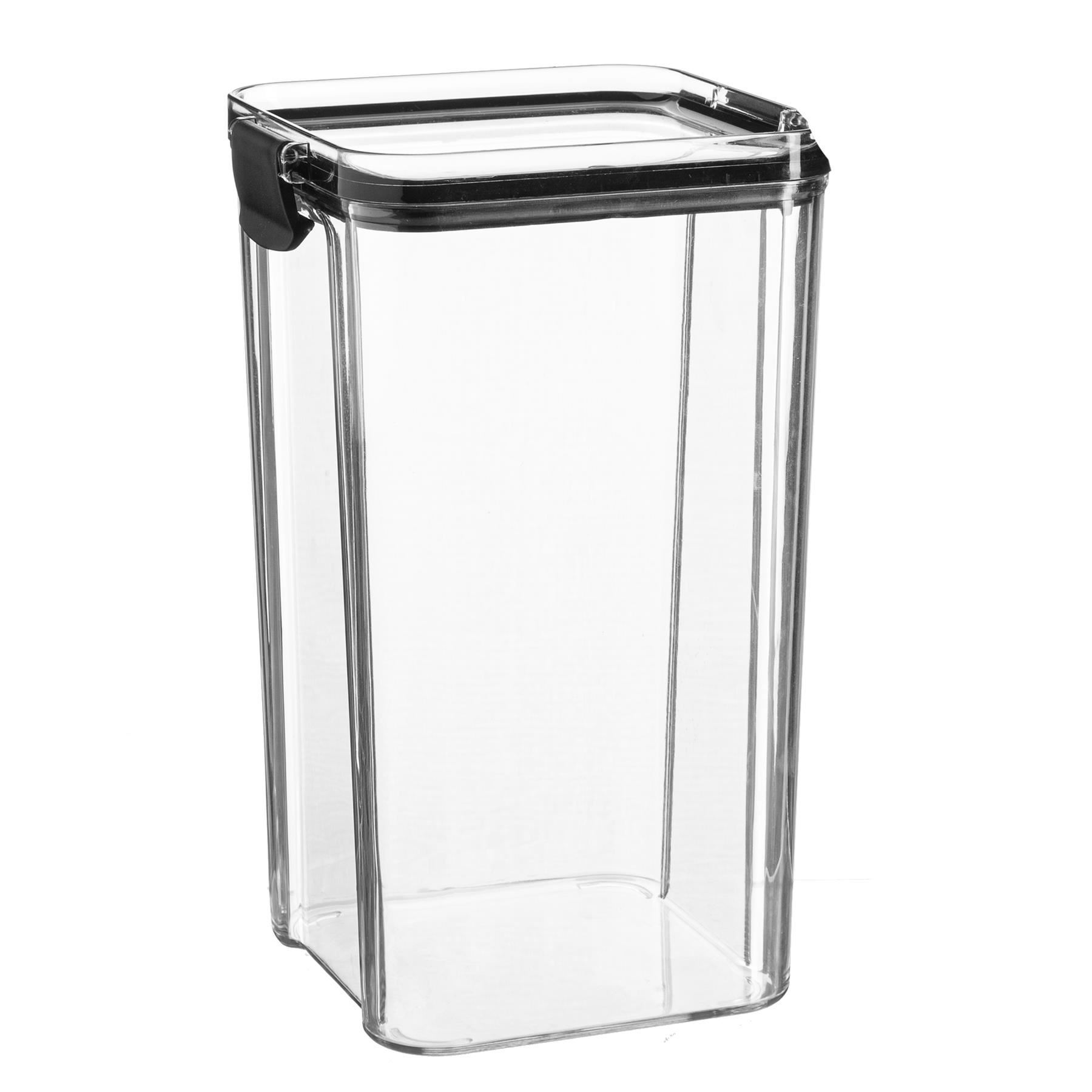Lebensmittel Aufbewahrung Behälter BPA-frei Kunststoff Küche Organizer Luftdicht Clip Deckel 1,3L - Bild 4 von 13