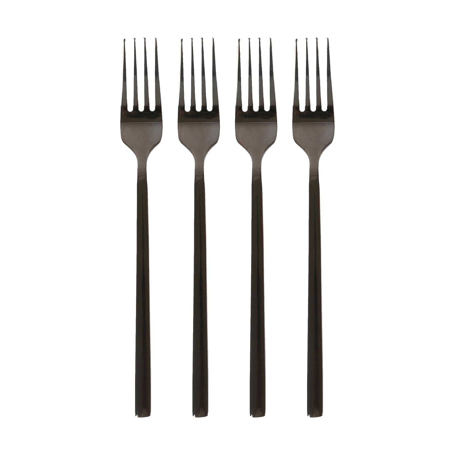 Tenedores de cena de acero inoxidable 19,5 cm duraderos cocina comedor postre juego de cubiertos - Imagen 10 de 38
