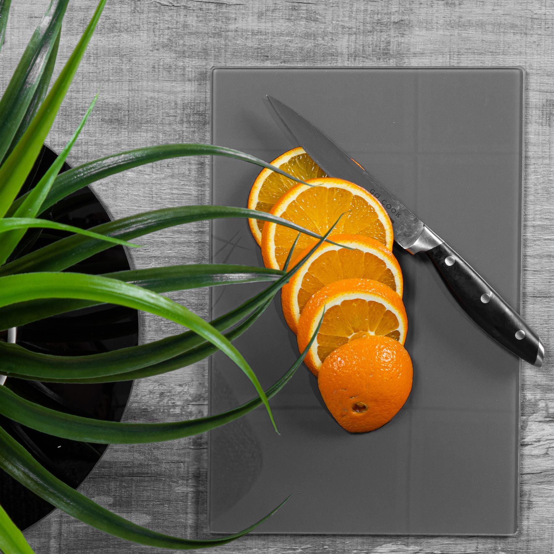 1x Glass Chopping Board Kitchen Cutting Worktop Saver 30cm x 20cm - Picture 10 of 30