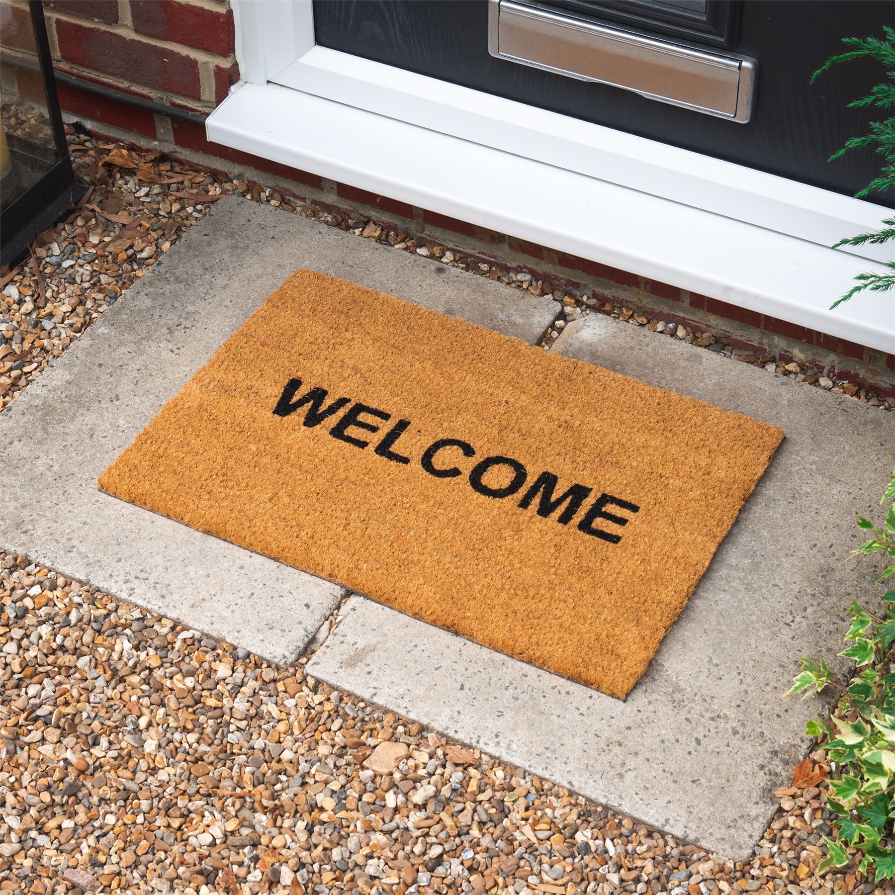 Door Mat Doormats Non Slip Natural Coir Indoor Outdoor Home