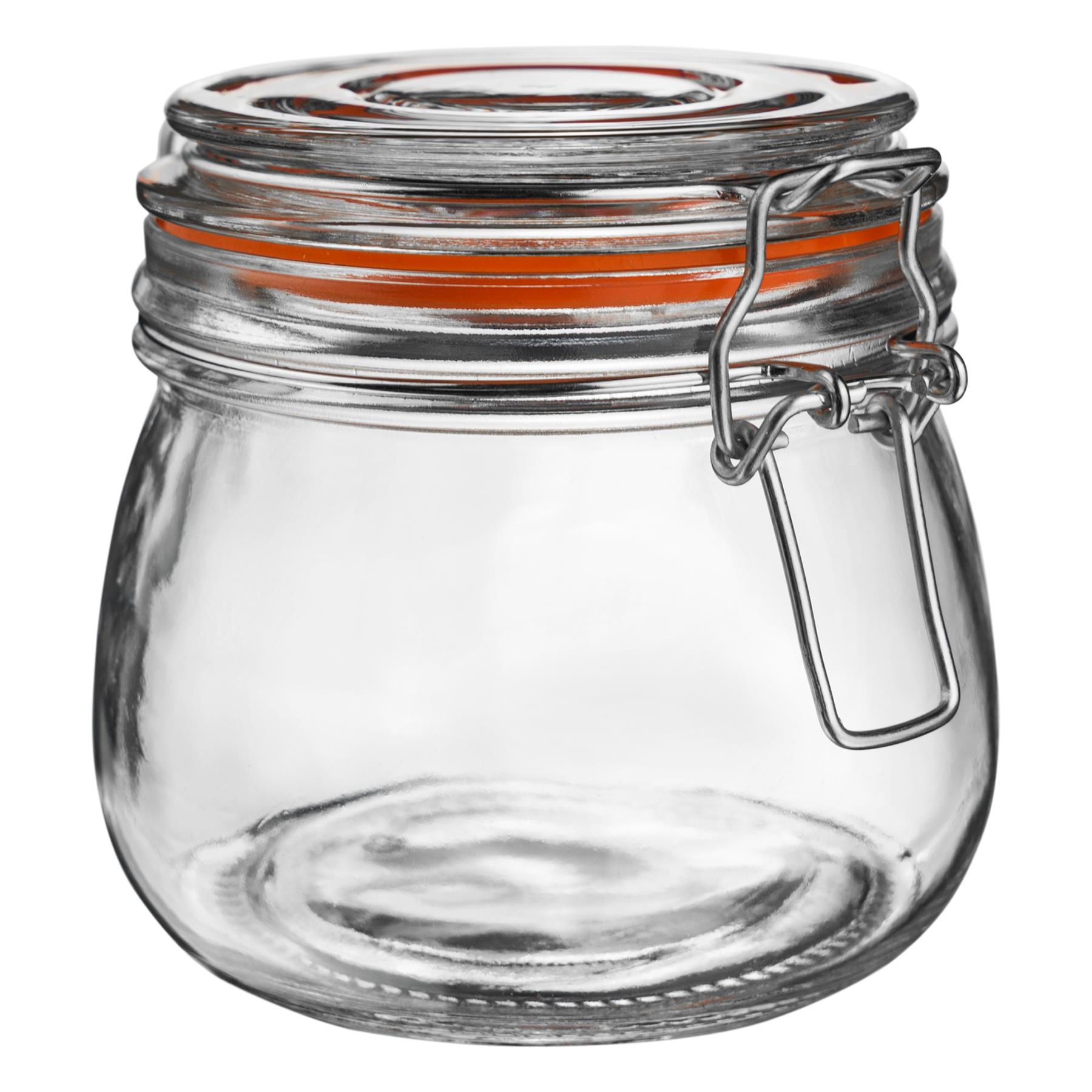 Glas Vorratsgläser Luftdicht Clip Deckel Lebensmittel Einmachglas 500ml x6 - Bild 17 von 27
