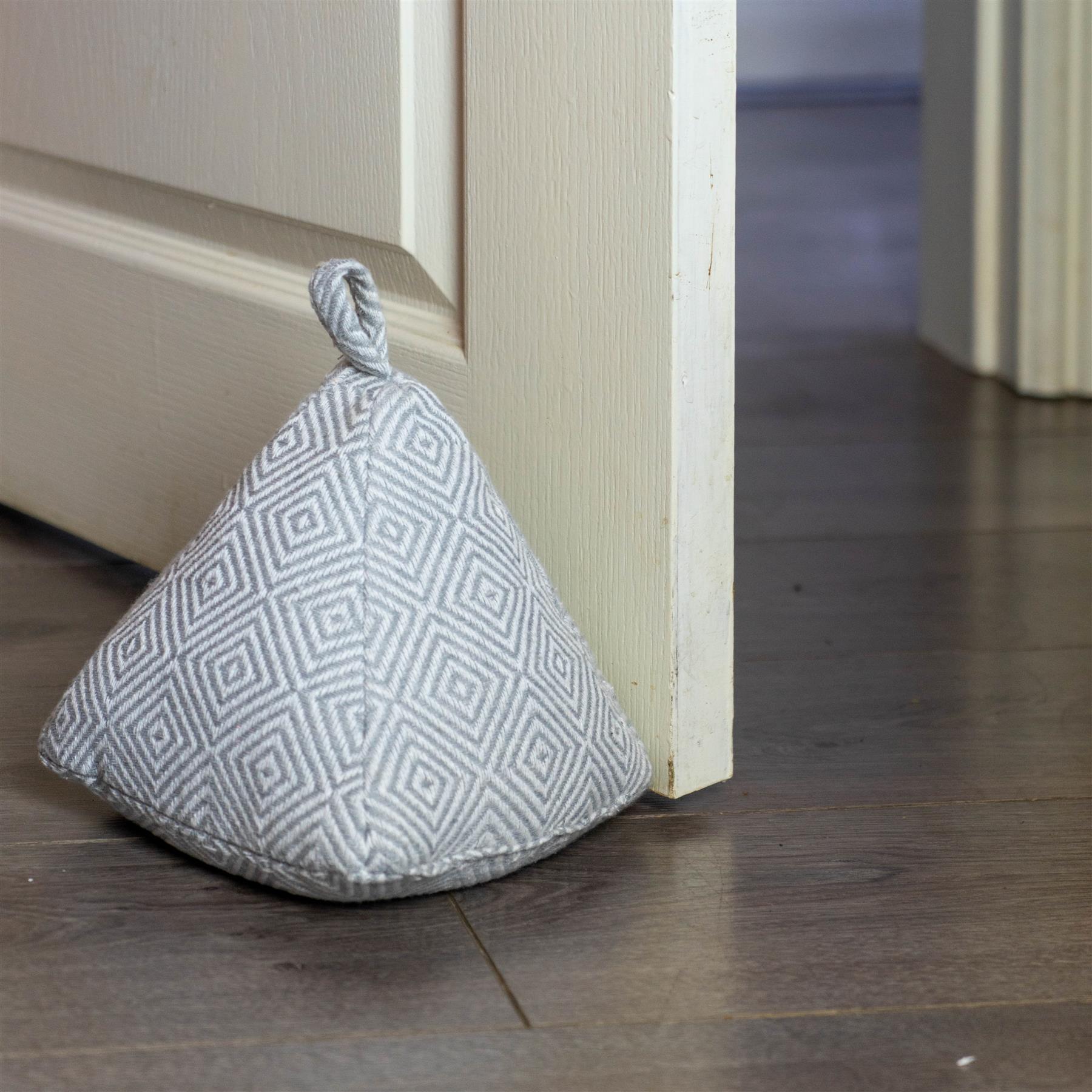 2pc Decorative Door Stop Set Fabric Weighted Door Stopper 20cm eBay