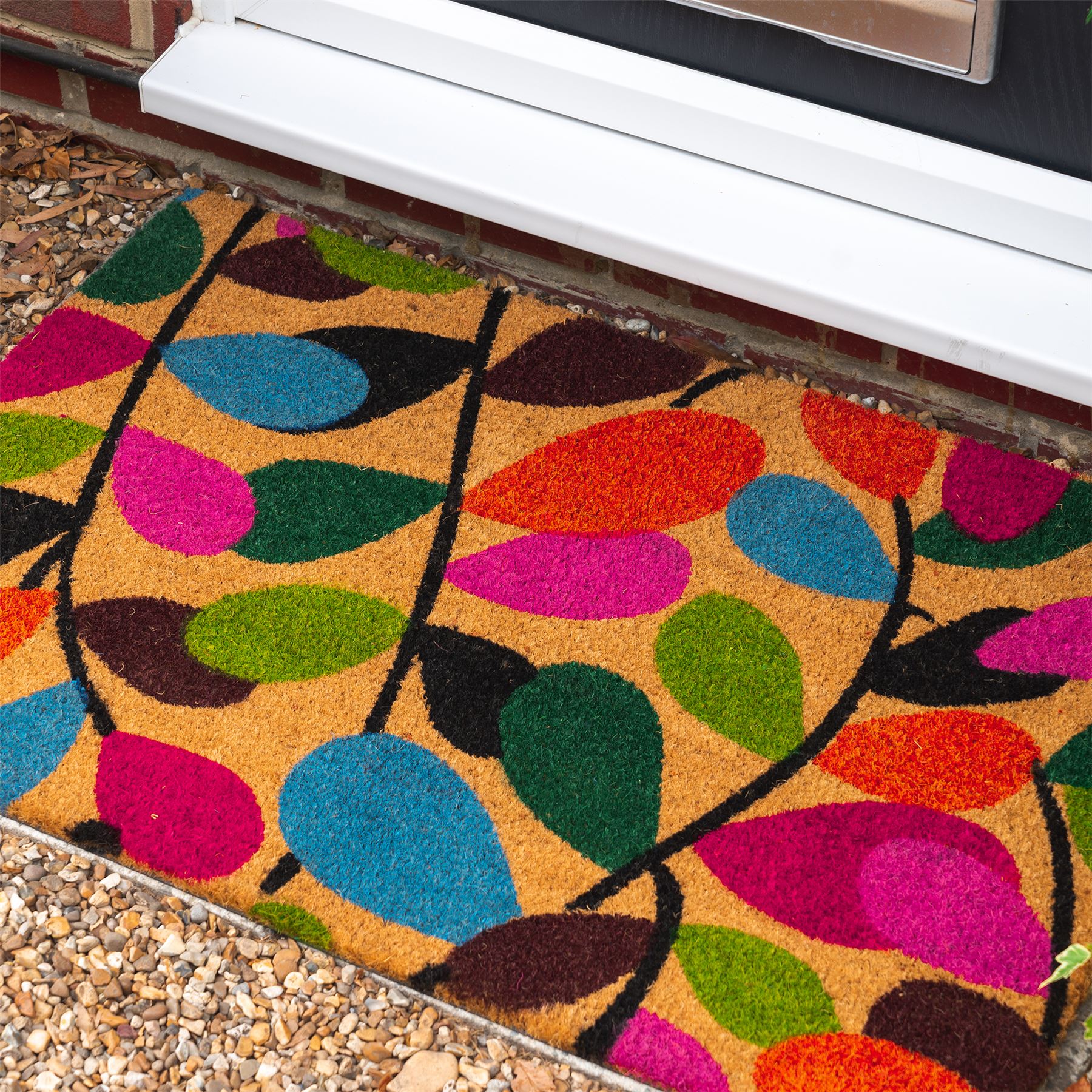 Door Mat Doormats Non Slip Natural Coir Indoor Outdoor Home