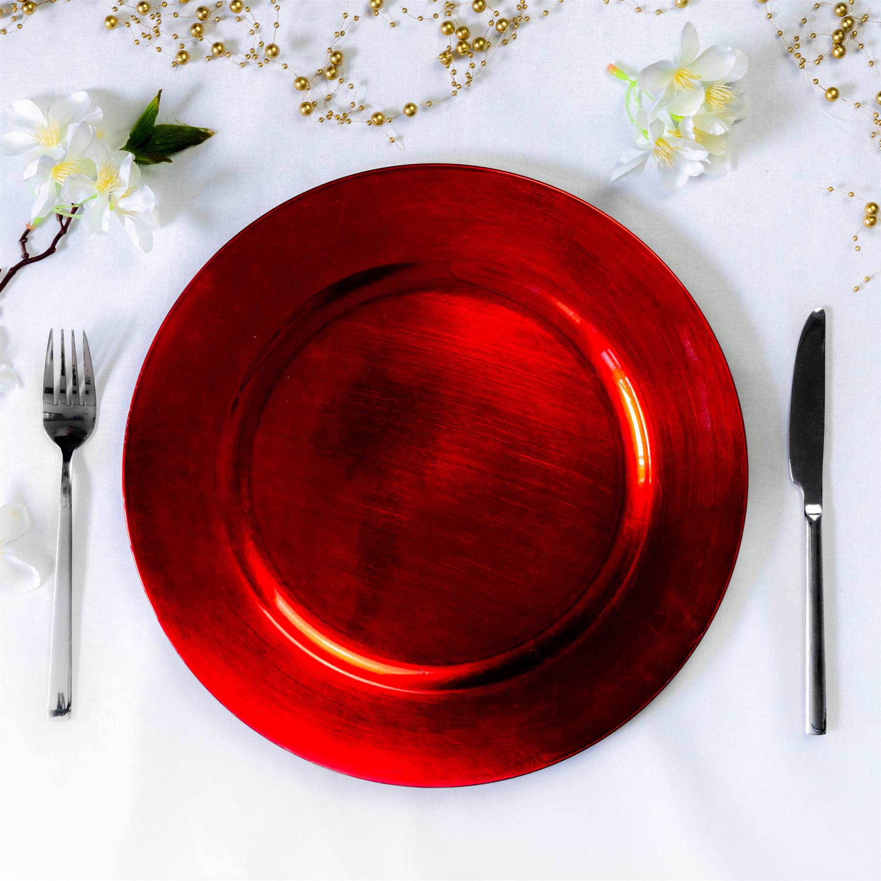 Charger Plate Round Decorative Under Dinner Dining Placemat 33cm eBay