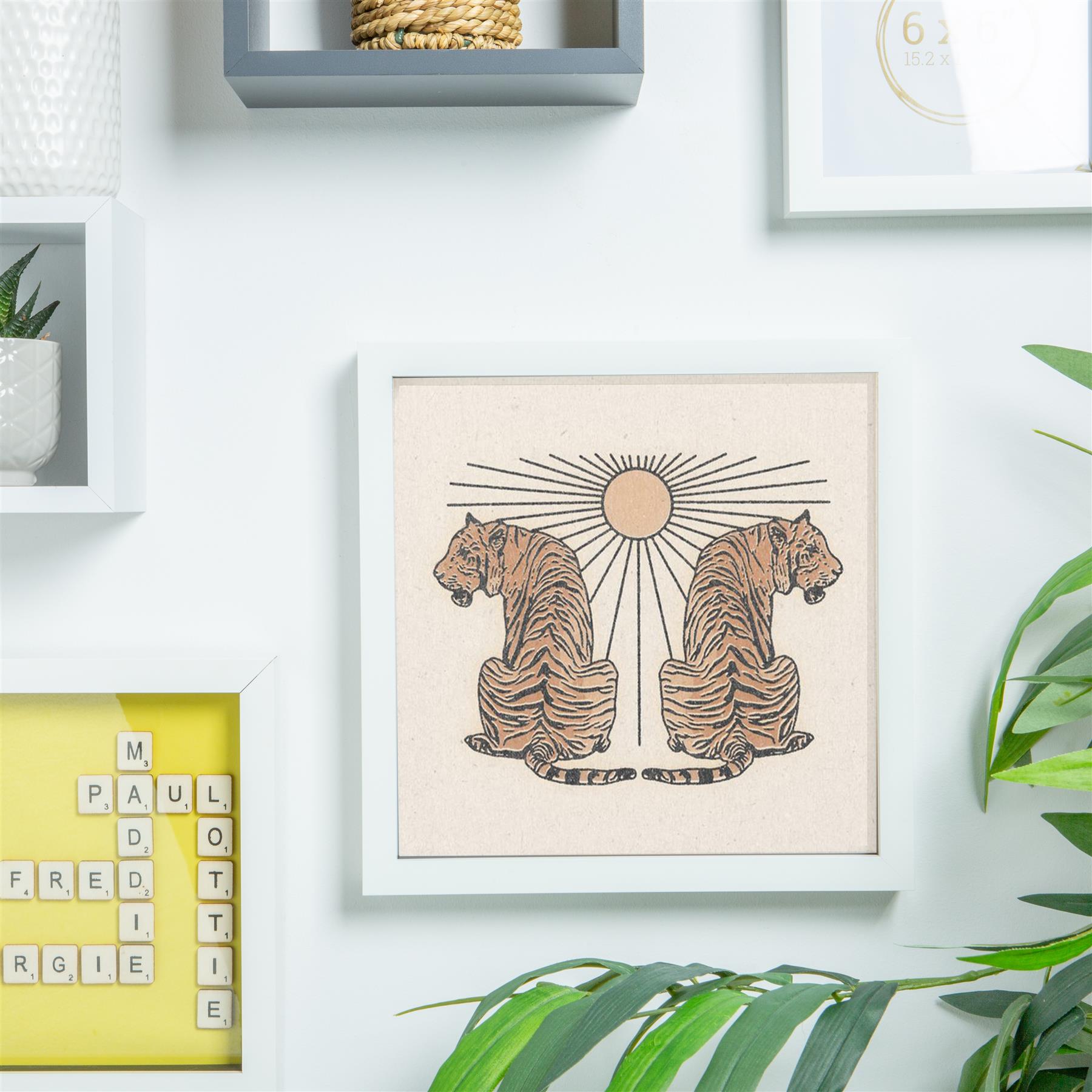 Caja 3D Marco de Fotos Colgante Artesanía Sombra Marcos 10 x 10" - Imagen 11 de 13