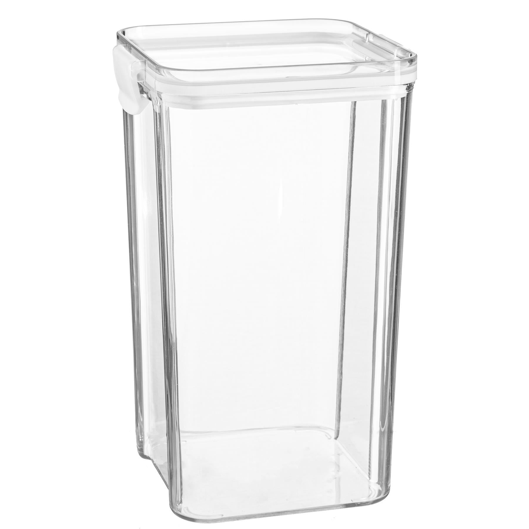 Lebensmittel Aufbewahrung Behälter BPA-frei Kunststoff Küche Organizer Luftdicht Clip Deckel 1,3L - Bild 9 von 13