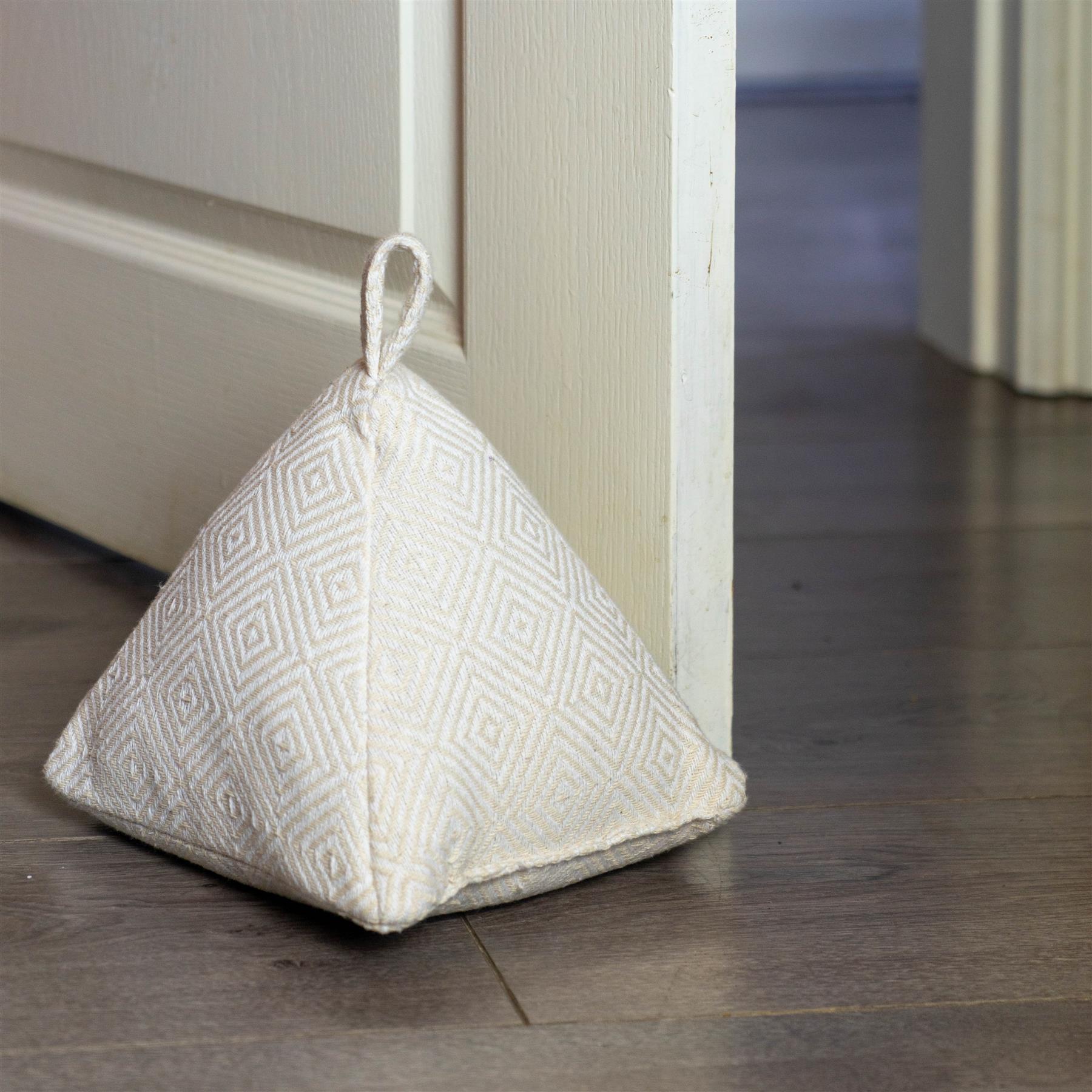 2pc Decorative Door Stop Set Fabric Weighted Door Stopper 20cm eBay