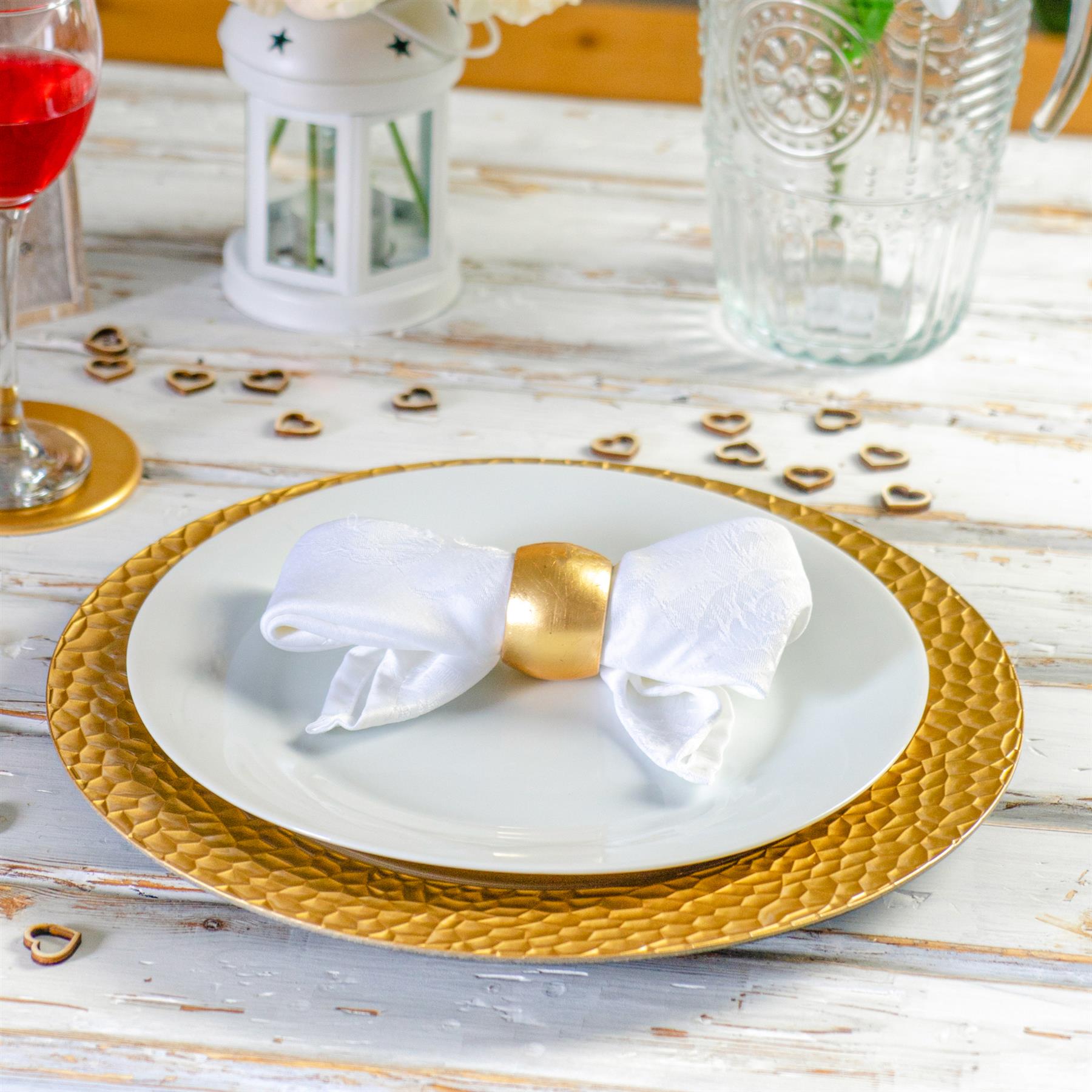 Serviettenringe - rund - Goldfarben - 6 Stück | eBay