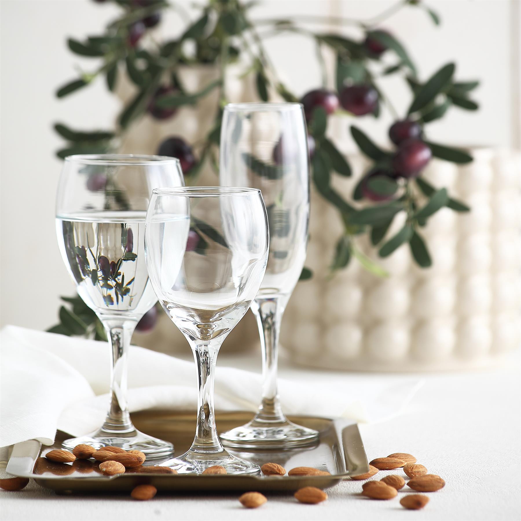 Empire White Wine Glasses - 205ml - Pack of 6