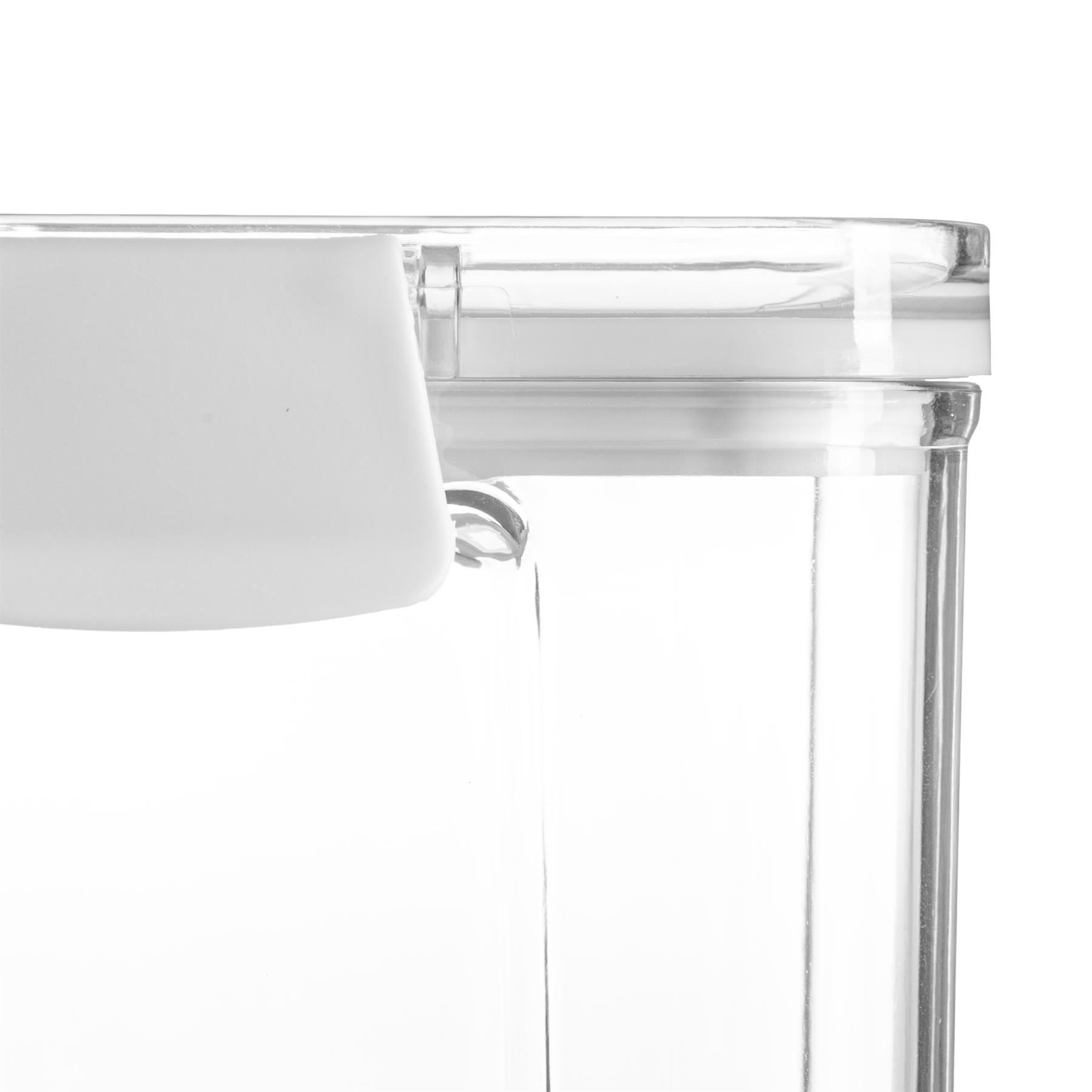 Lebensmittel Aufbewahrung Behälter BPA-frei Kunststoff Küche Organizer Luftdicht Clip Deckel 1,3L - Bild 10 von 13