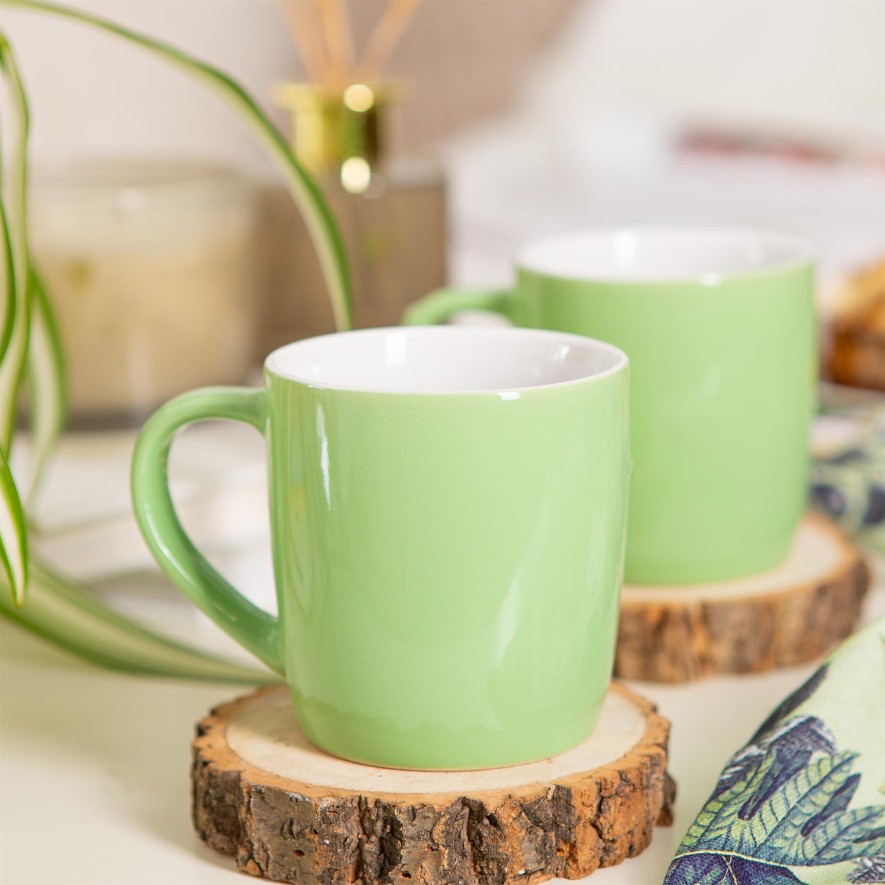 AT farbige Kaffeetassen - 350 ml - 4er Pack - Bild 18 von 53