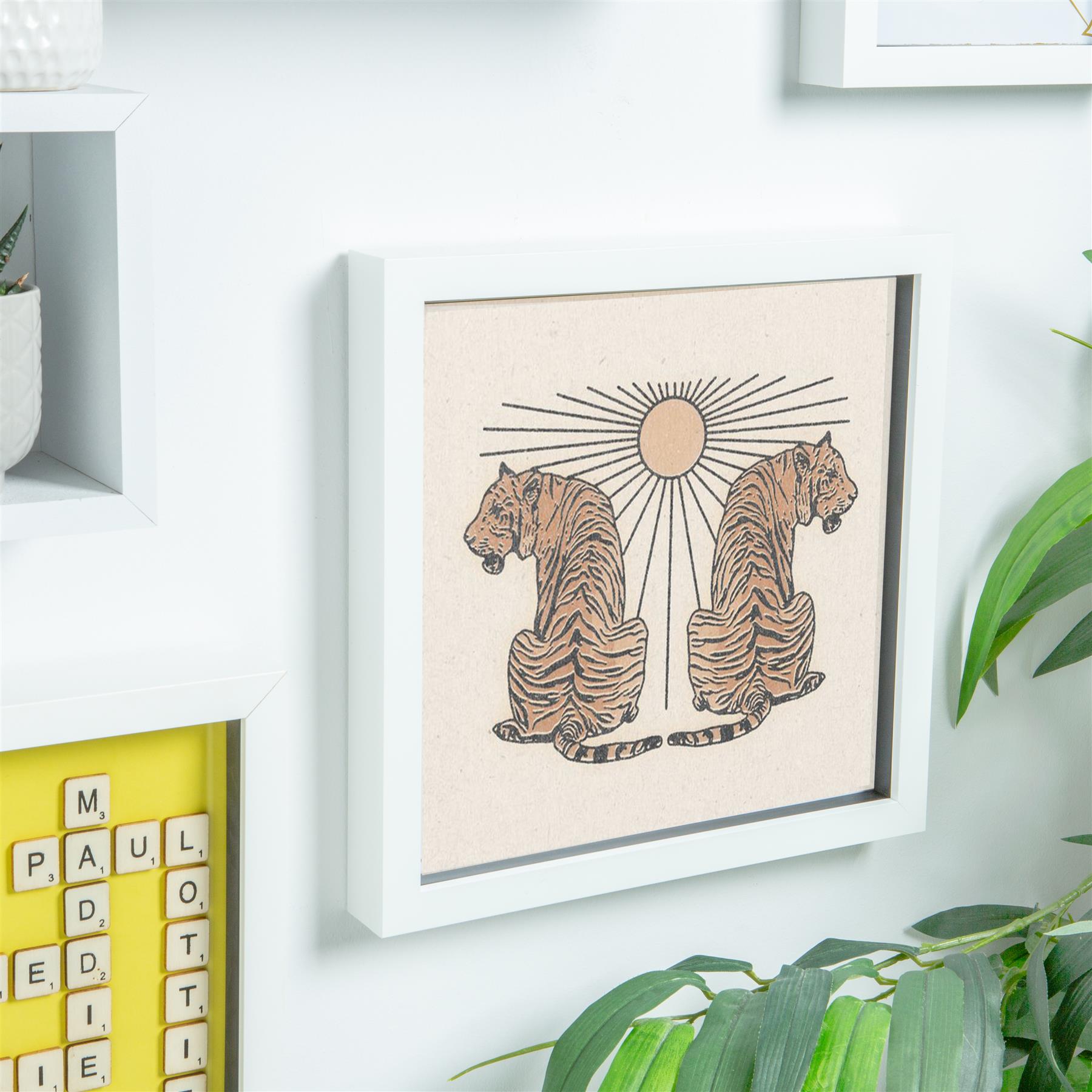 Caja 3D Marco de Fotos Colgante Artesanía Sombra Marcos 10 x 10" - Imagen 12 de 13