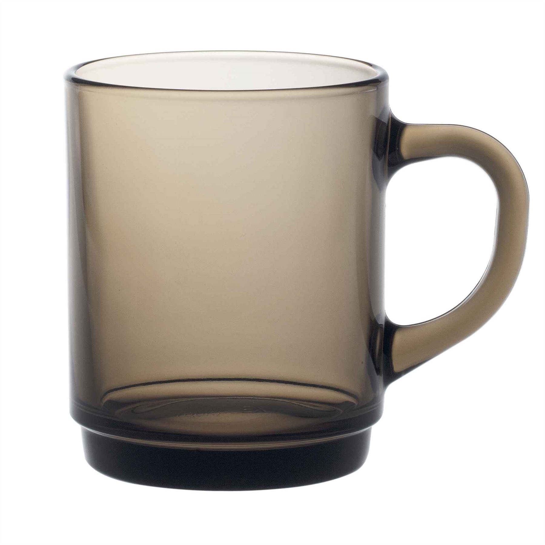 Duralex Versailles Glass Coffee Mugs Cups for Tea Hot Drinks 260ml