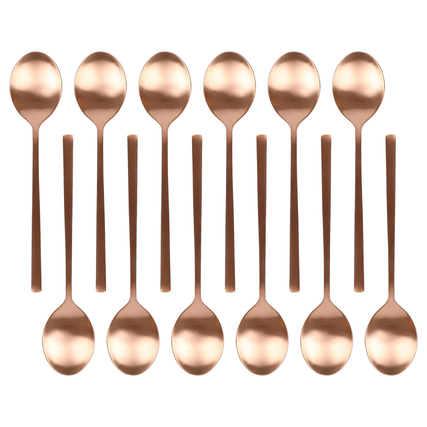 Edelstahl Dessertlöffel 20 cm Esszimmer Küche Abendessen Suppe Besteck Set - Bild 12 von 38