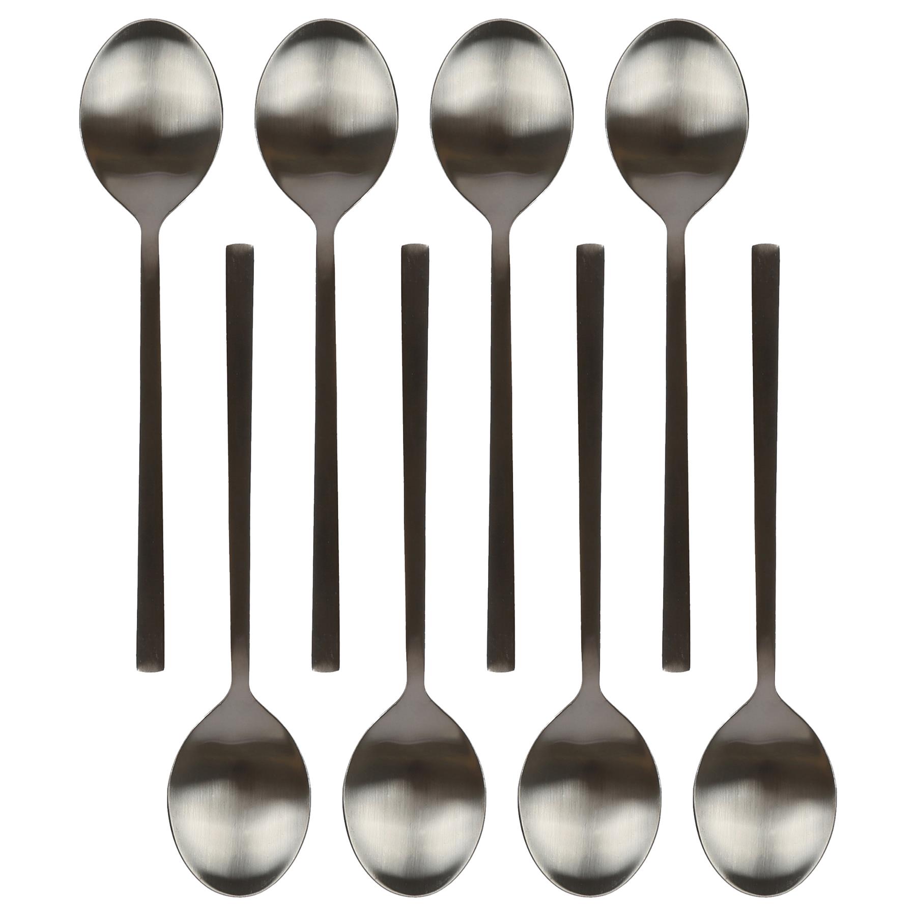 Edelstahl Dessertlöffel 20 cm Esszimmer Küche Abendessen Suppe Besteck Set - Bild 11 von 38