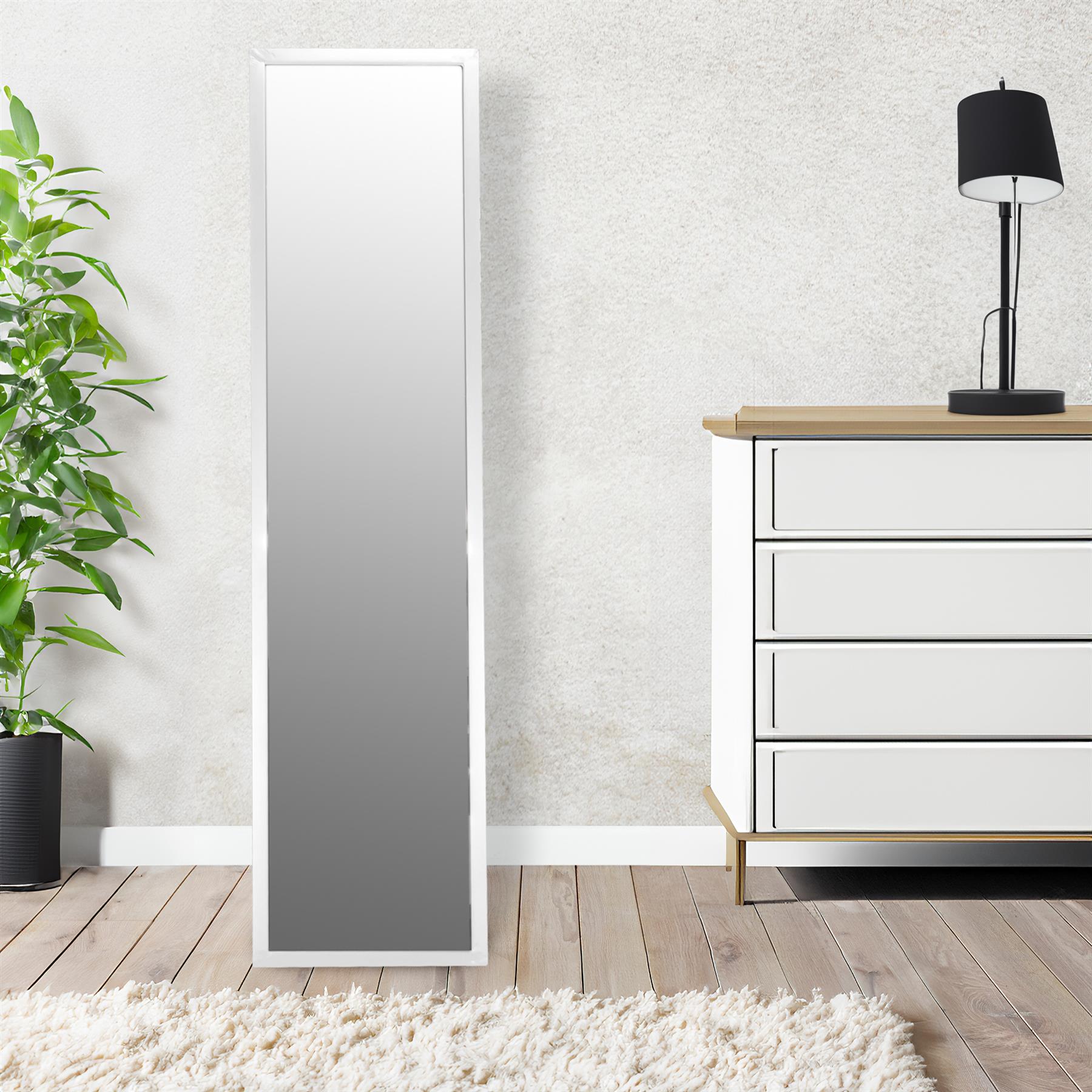 1x Square Full-Length Mirror Large Tall Standing Floor Mirrors 137cm x 35.5cm - Picture 13 of 13
