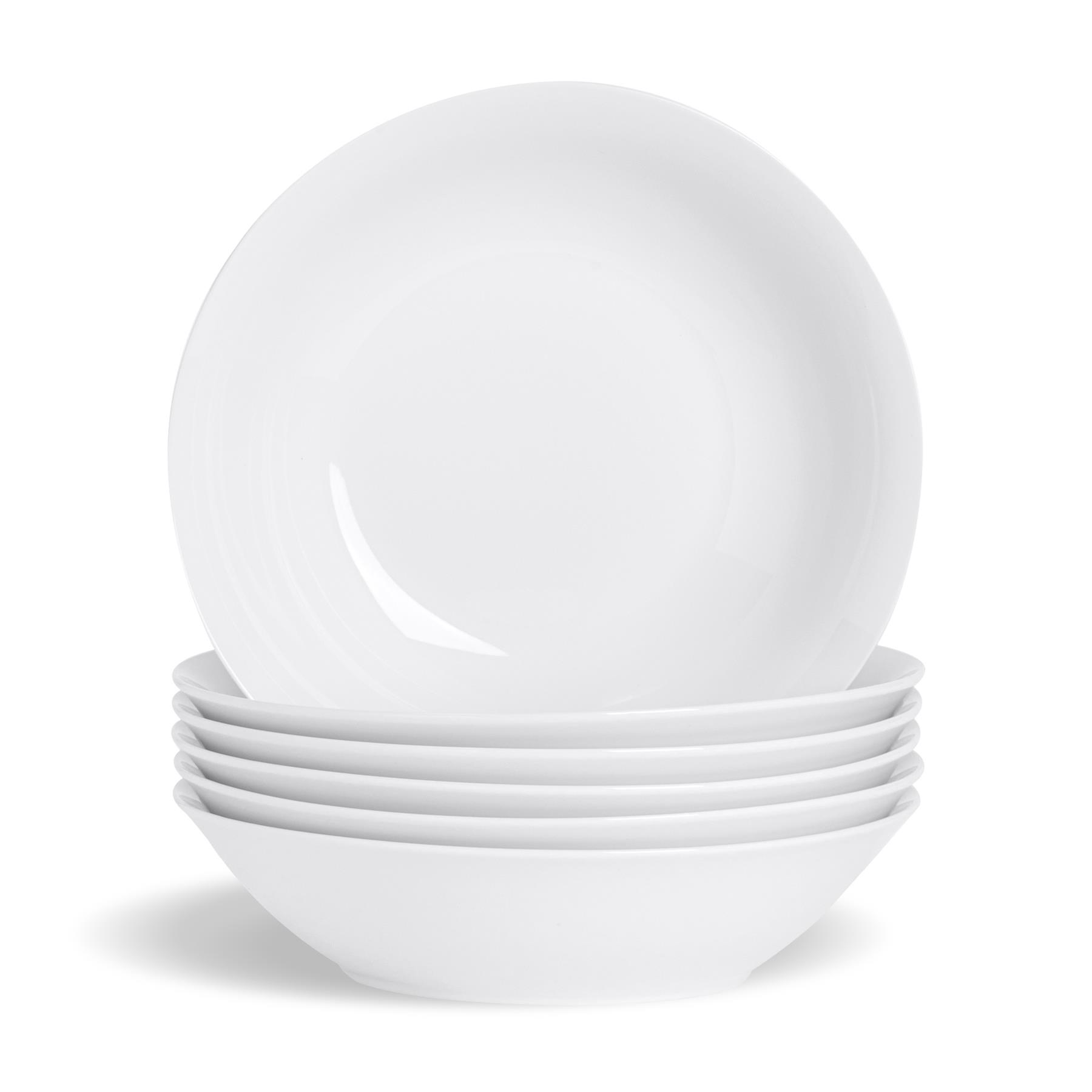 ARC 6 assiettes plates opal GABRIELLE liseré rouge pas cher