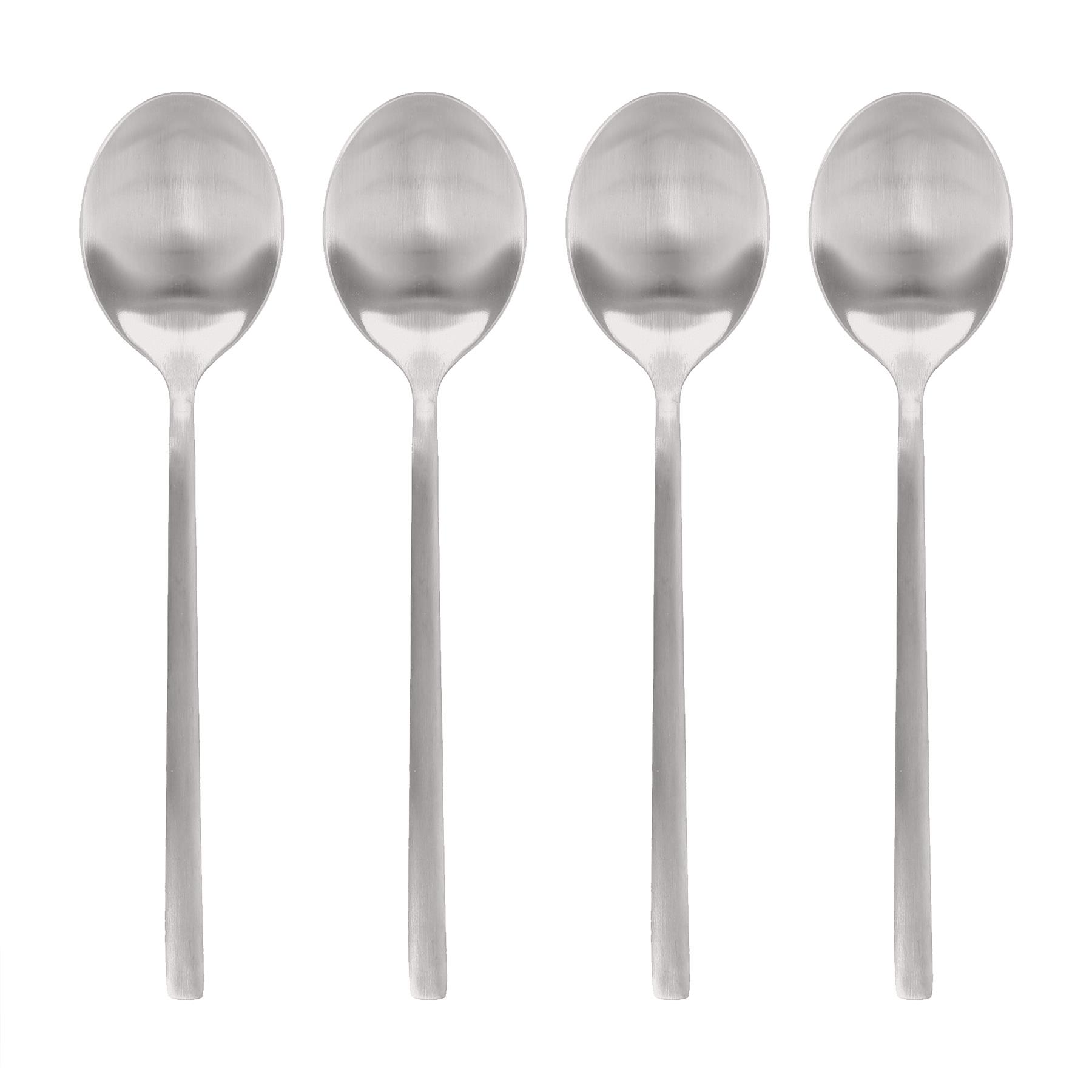 Edelstahl Dessertlöffel 20 cm Esszimmer Küche Abendessen Suppe Besteck Set - Bild 30 von 38