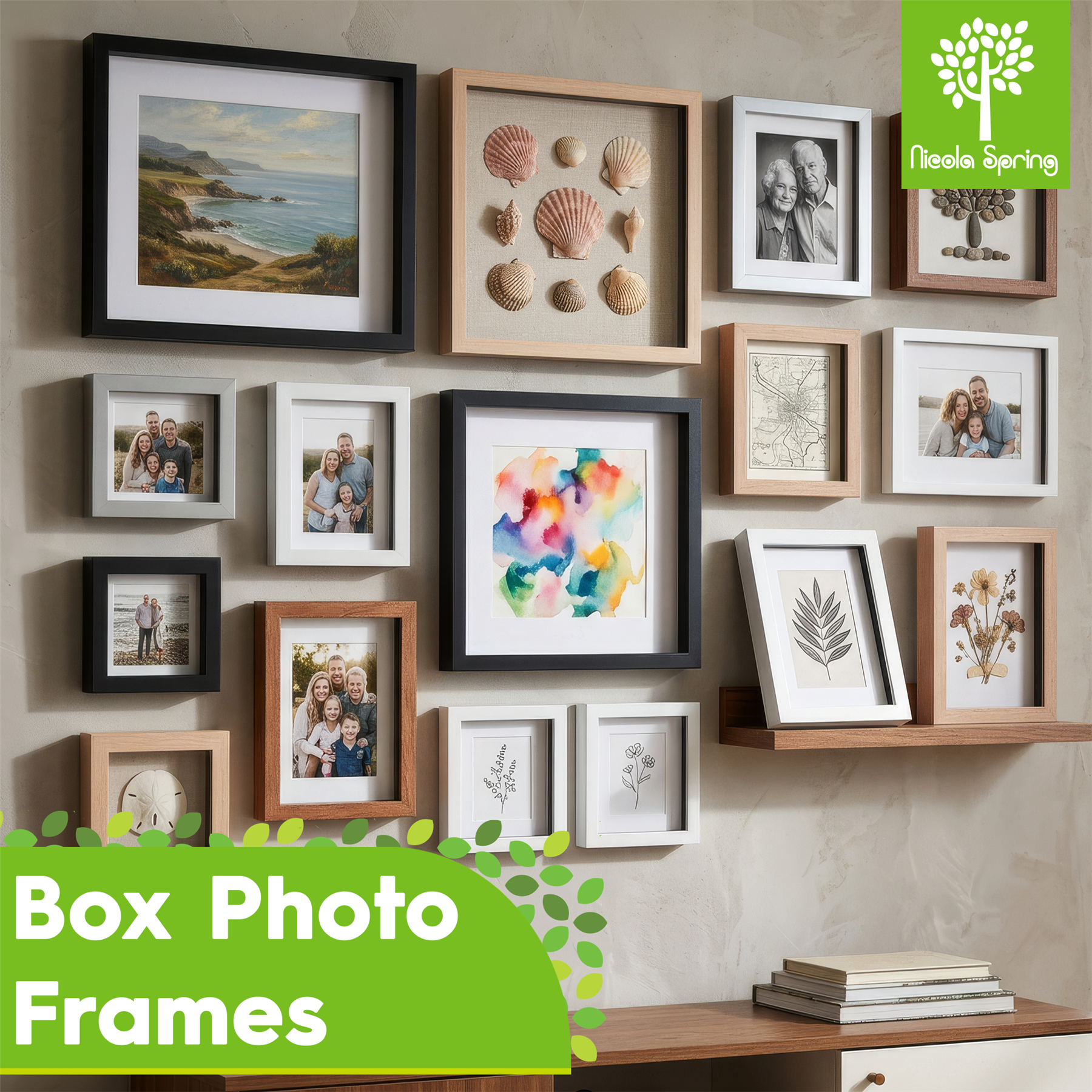 3D Picture Frame  of Prosperity タイ製 3D Picture Frame of Prosperity タイ製 3D Box Photo Frame - A5 (6 x 8