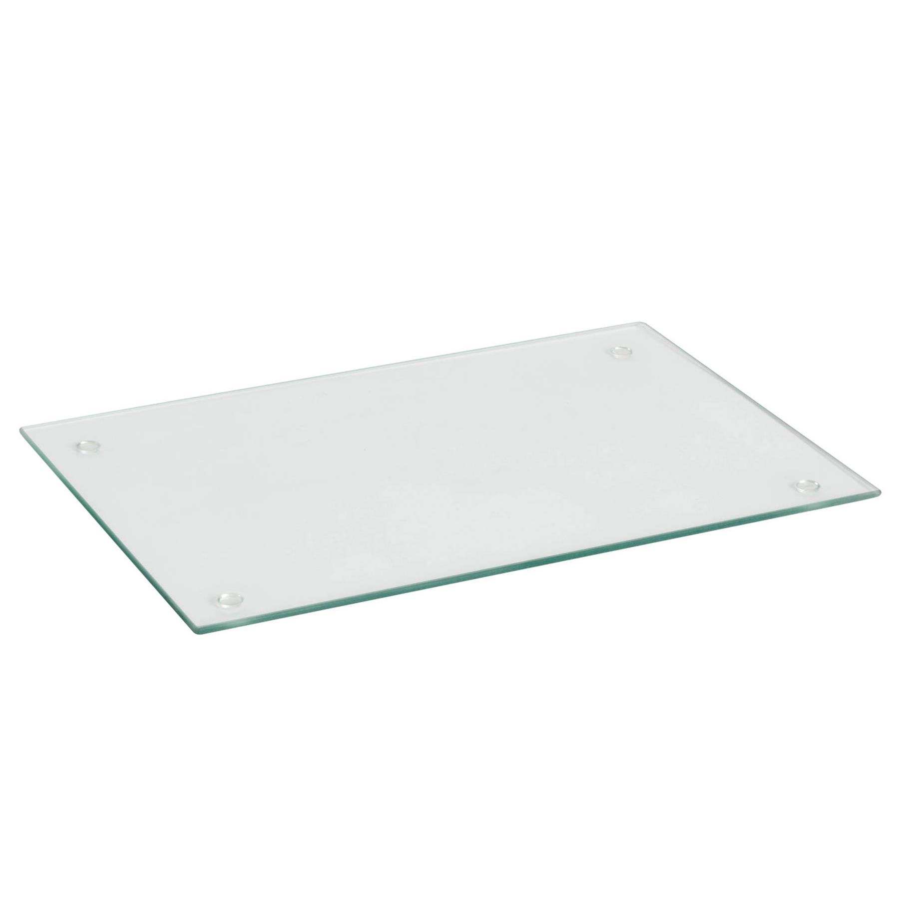 Rectangle Glass Chopping Board 50cm x 40cm Kitchen Worktop Saver - Picture 8 of 34
