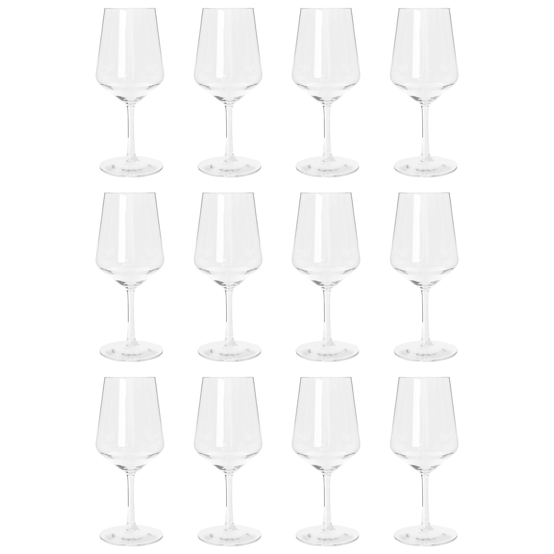 500ml Reusable Plastic Stemmed Wine Glasses Durable Shatterproof Drinking Cups - Picture 8 of 8