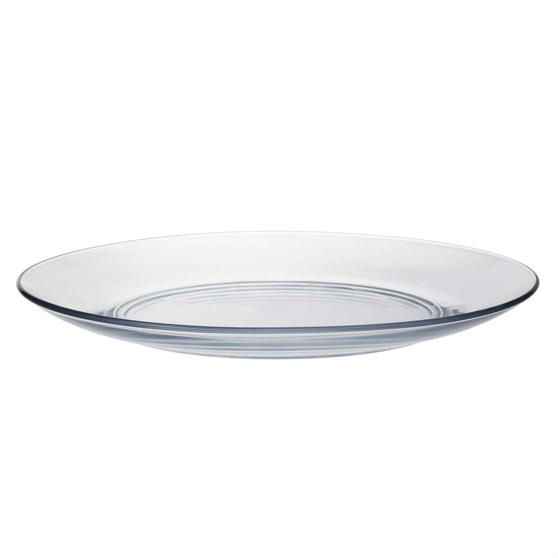 Duralex Lys Extra Large Glass Dinner Plates Tempered 280mm (11") x6 3550190401356 eBay