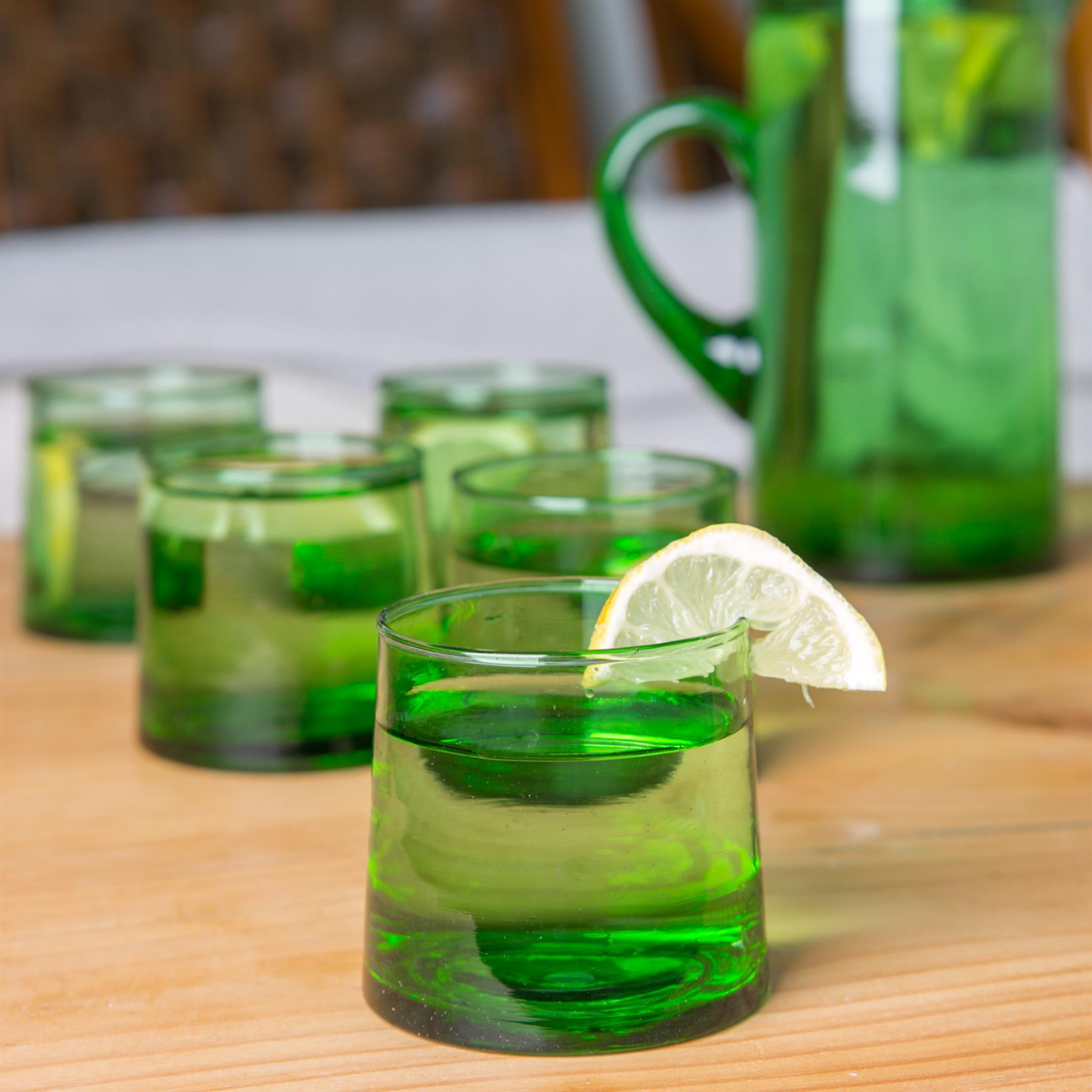 18 teiliges Merzouga Recyclingglas Set Longdrinkgläser Whiskybecher - Bild 14 von 15