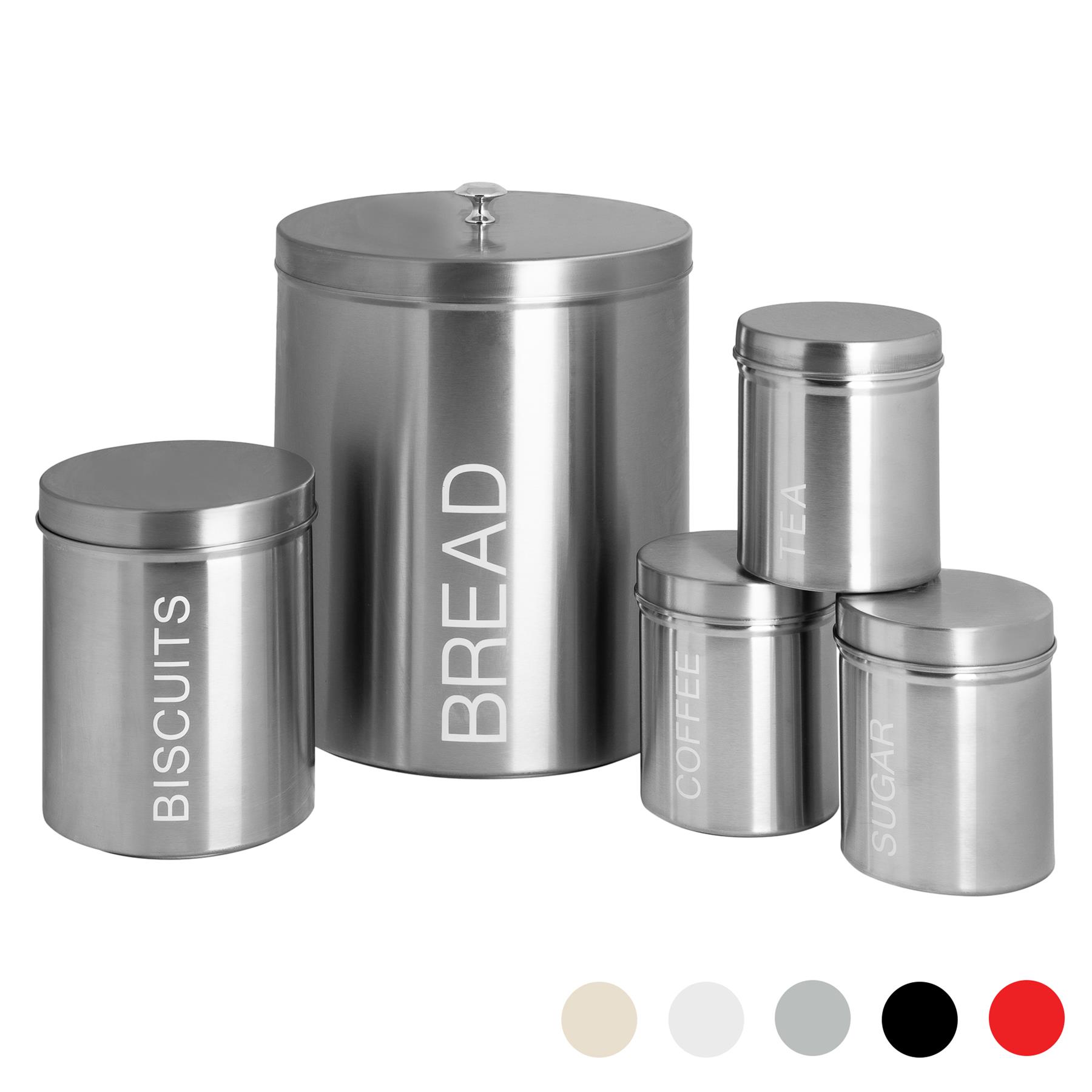 Lot de 3 effet marbre Brillant Céramique Thé Café Sucre Stockage Pots Bidons