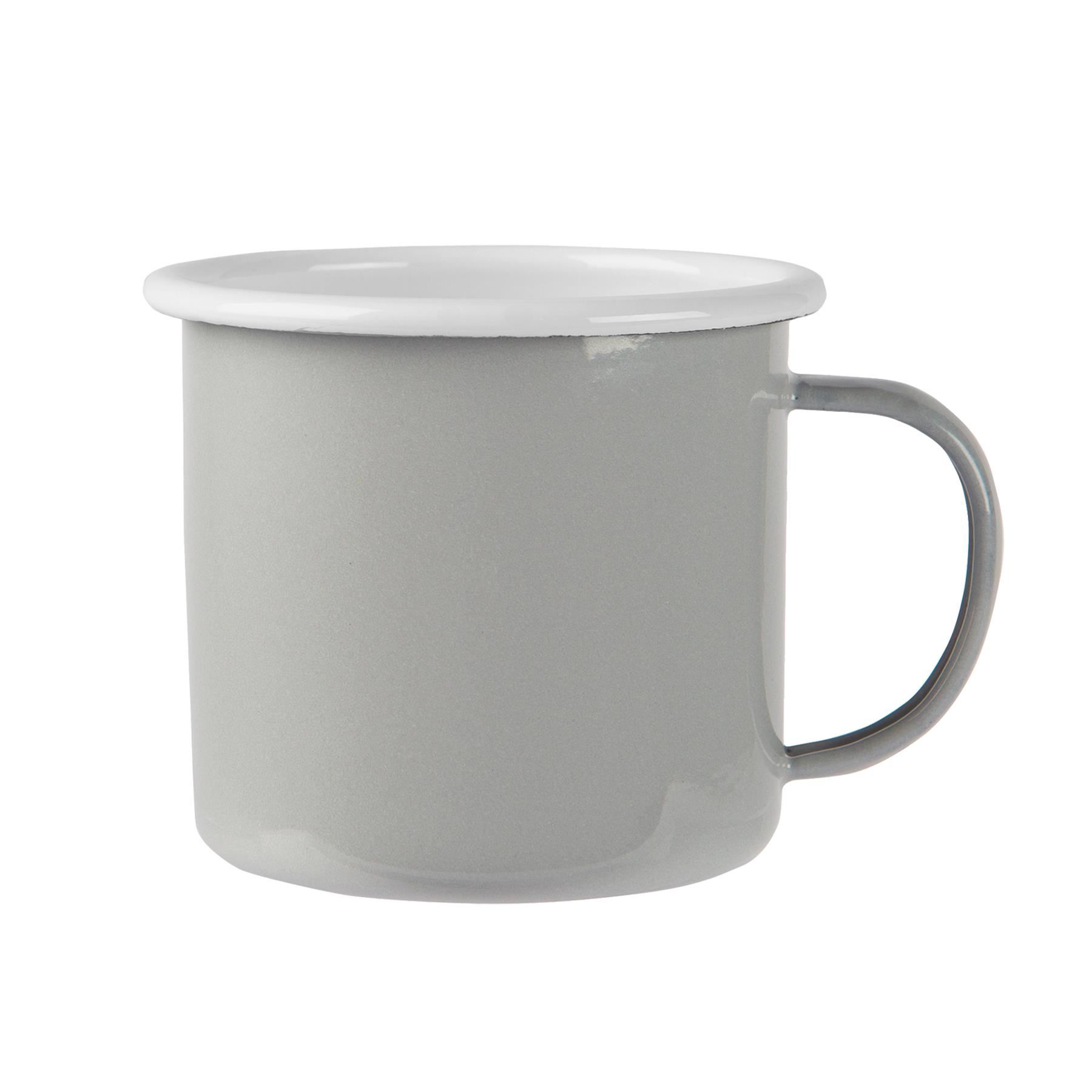Farbige Emaille Becher Home Outdoor Metall Camping Tee Kaffee Heißgetränke Tassen 375ml - Bild 10 von 21