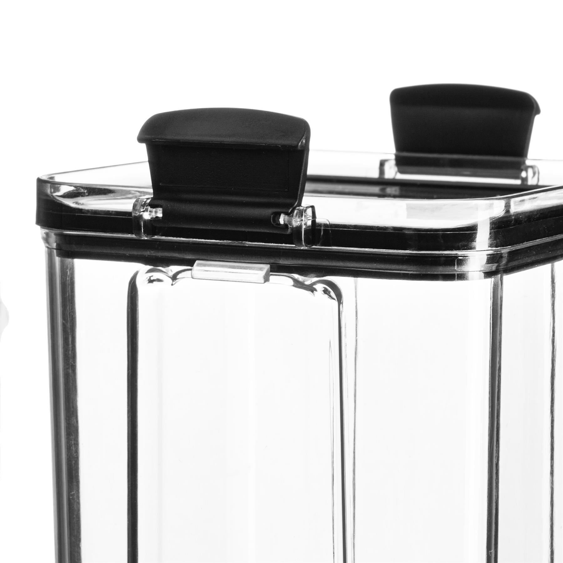 Lebensmittel Aufbewahrung Behälter BPA-frei Kunststoff Küche Organizer Luftdicht Clip Deckel 1,3L - Bild 5 von 13