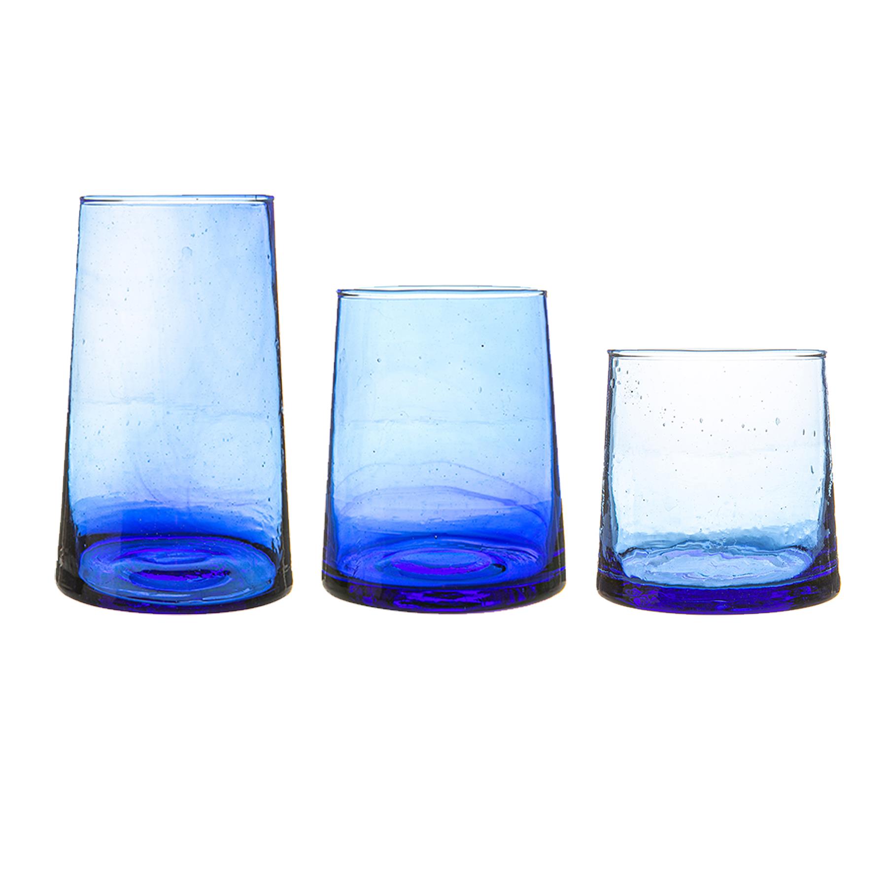 18 teiliges Merzouga Recyclingglas Set Longdrinkgläser Whiskybecher - Bild 4 von 15